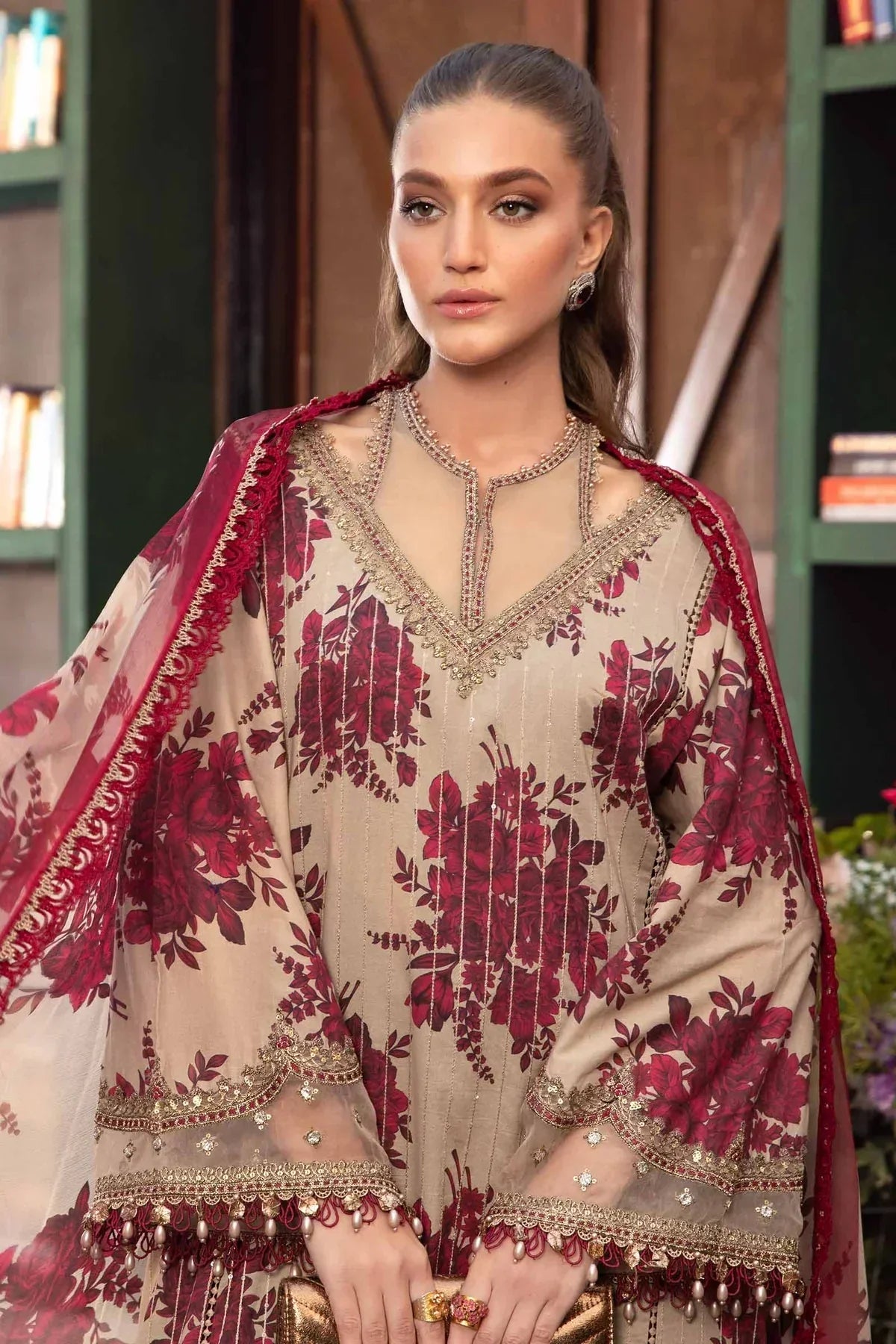 Maria B | M Prints Spring 24 | MPT-2110-A - Ladies Clothes - Maria Faisal