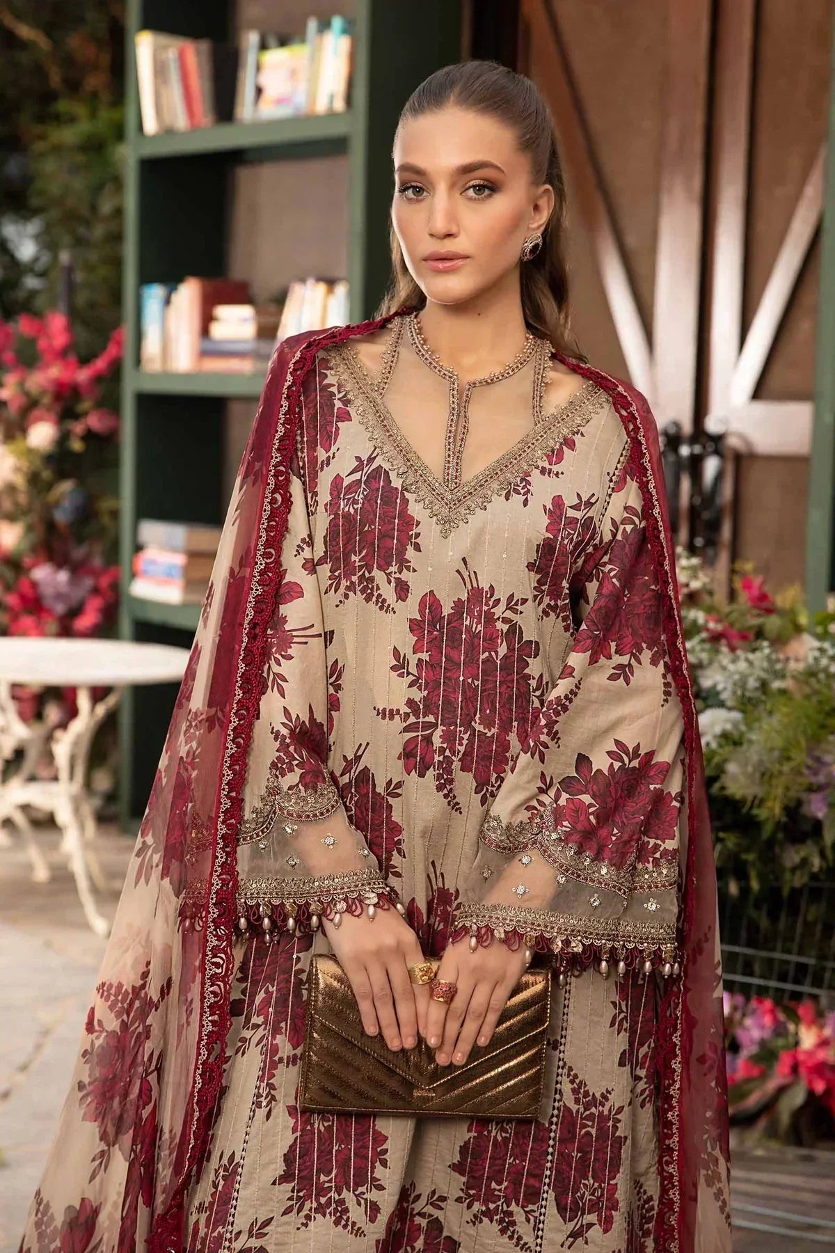 Maria B | M Prints Spring 24 | MPT-2110-A - Ladies Clothes - Maria Faisal