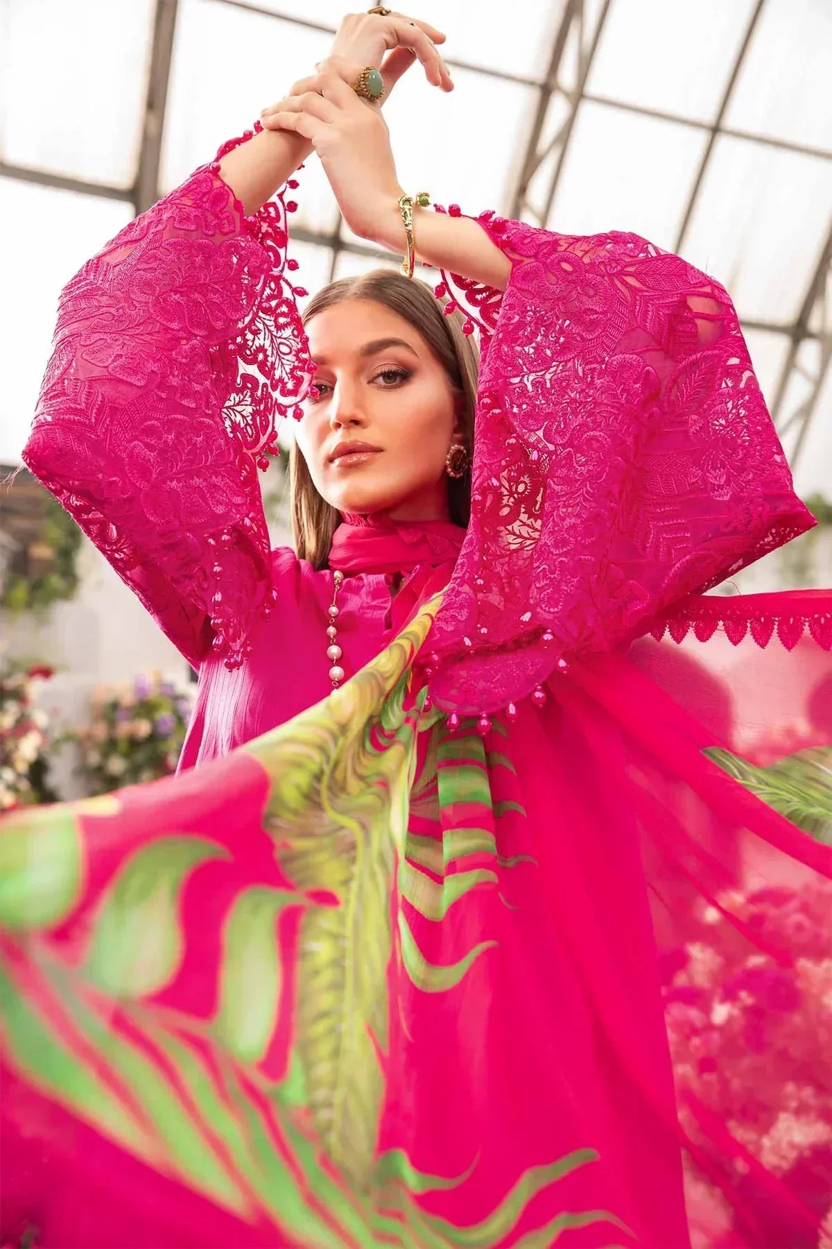 Maria B | M Prints Spring 24 | MPT-2101-B - Ladies Clothes - Maria Faisal