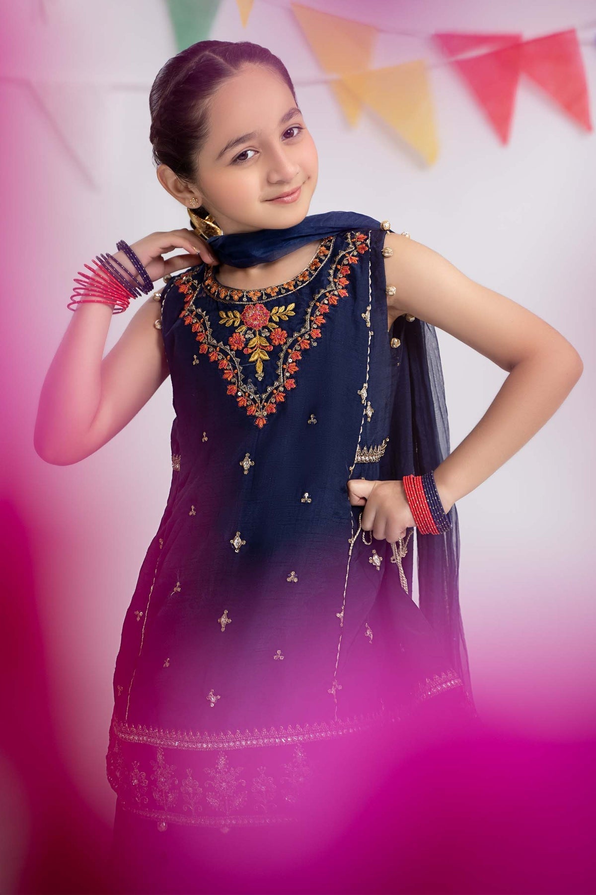 Maria B | Girls Eid Collection | MKS-EF24-22 - Maria Faisal