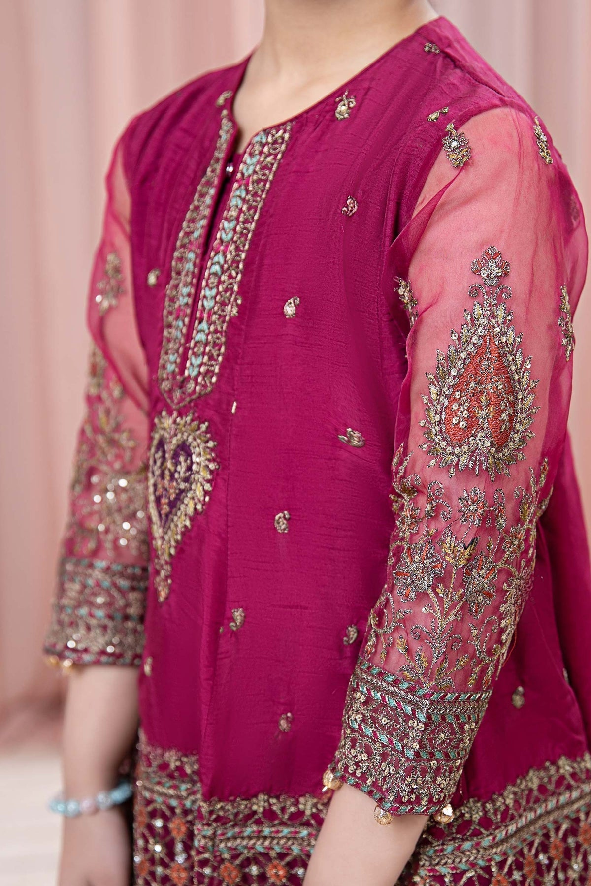 Maria B | Girls Eid Collection | MKS-EF24-46 - Maria Faisal
