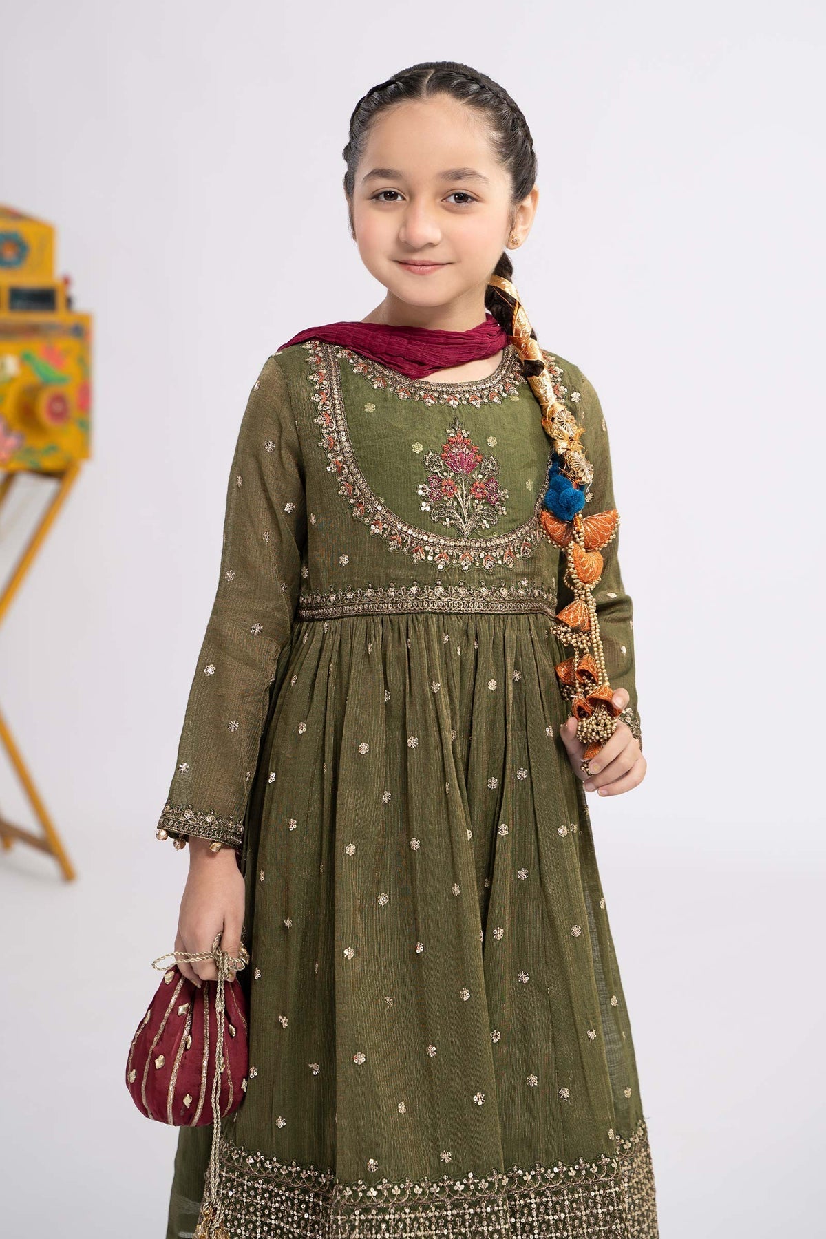 Maria B | Girls Eid Collection | MKS-EF24-33 - Maria Faisal