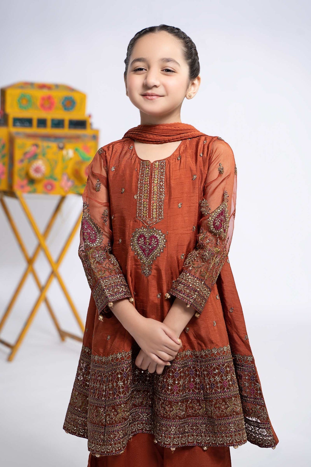 Maria B | Girls Eid Collection | MKS-EF24-46 - Maria Faisal