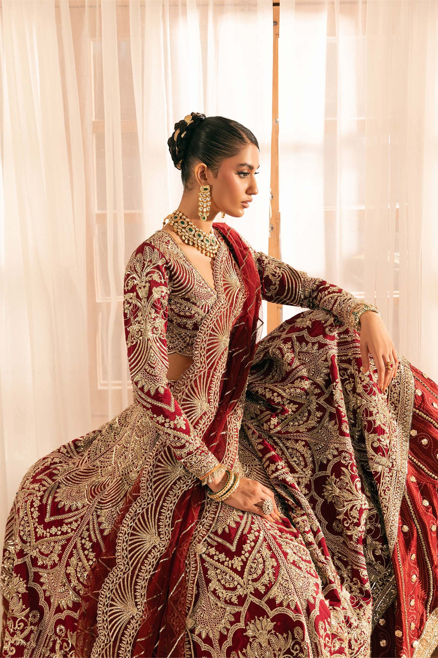 Maryam Hussain | Marwa Luxury Formals 24 | Moorni - Ladies Clothes - Maria Faisal