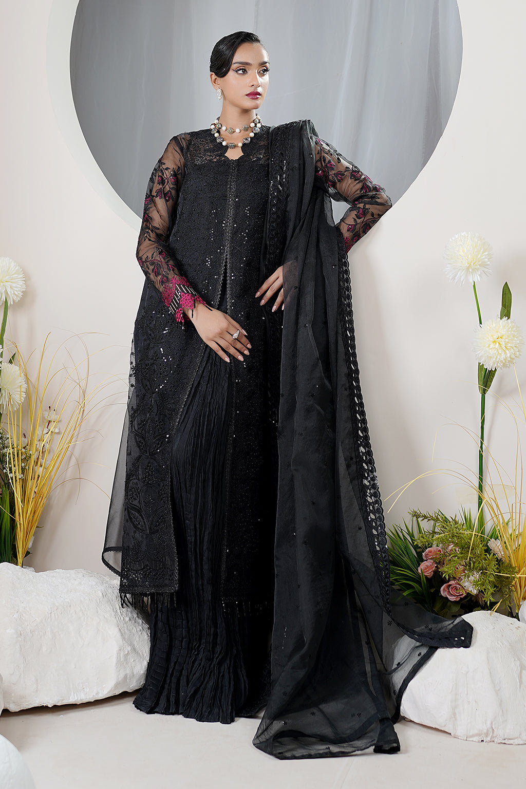 Maryams | Embellished Pret | Shanaya - Designer Dress with Intricate embroidery and embellishments. Shop elegent wedding dress at Maria Faisal.