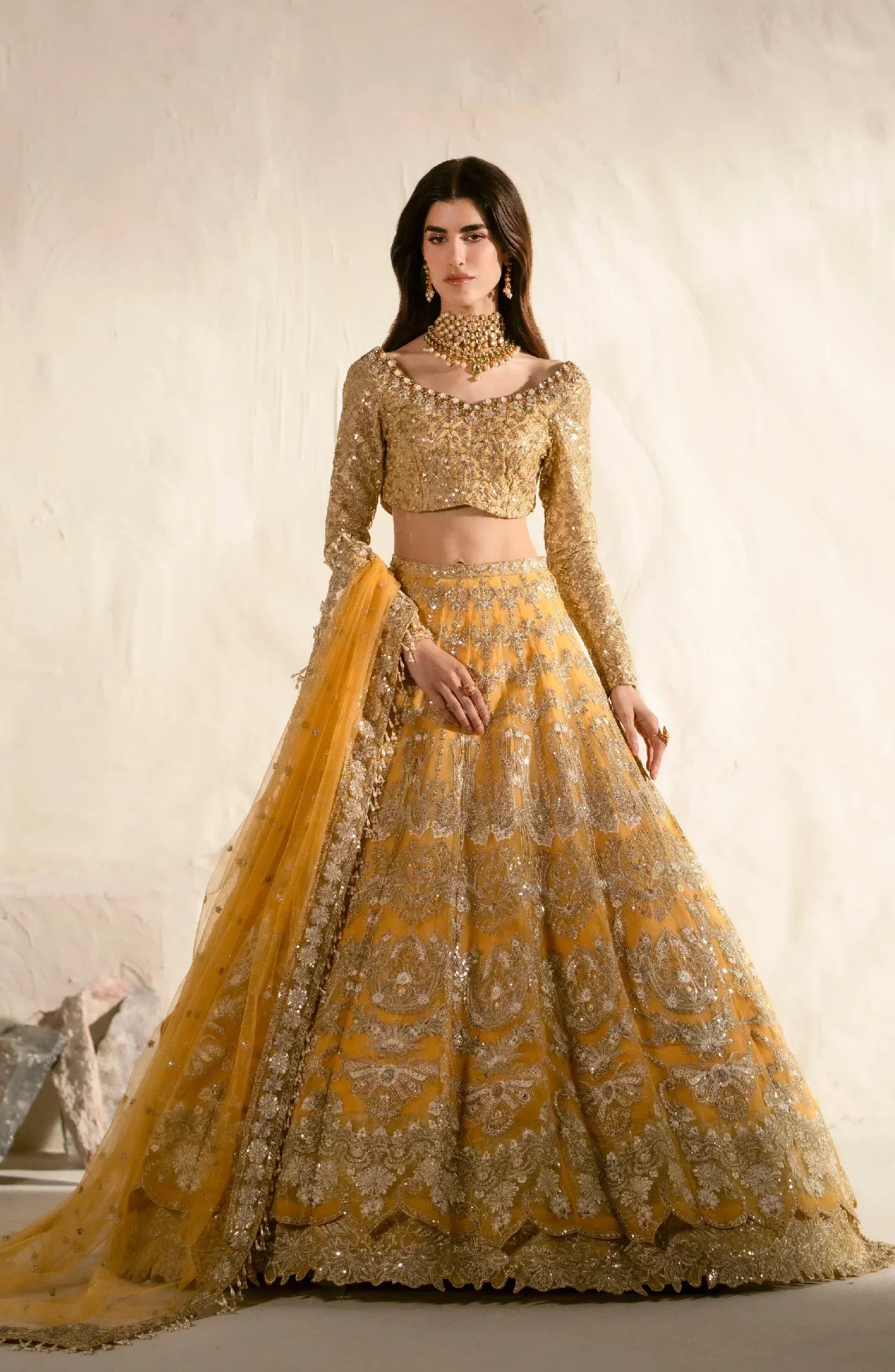 Maryum N Maria | Mehr o Maah Bridals | MW23-535-Zuberi - Wedding Dress - Maria Faisal