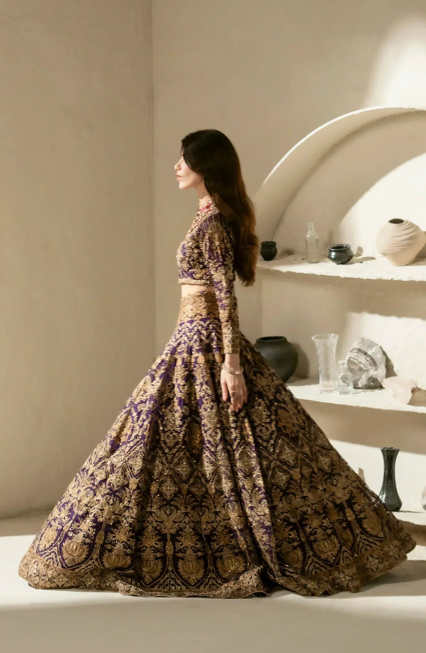 Maryum N Maria | Mehr o Maah Bridals | MW23-538-Nour - Wedding Dress - Maria Faisal