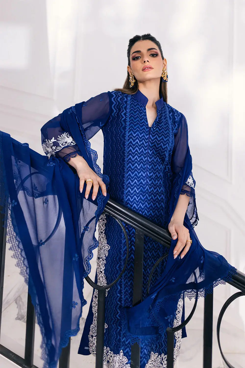 Azure | Embroidered Ensembles 23 | Mellow Breeze - Formal