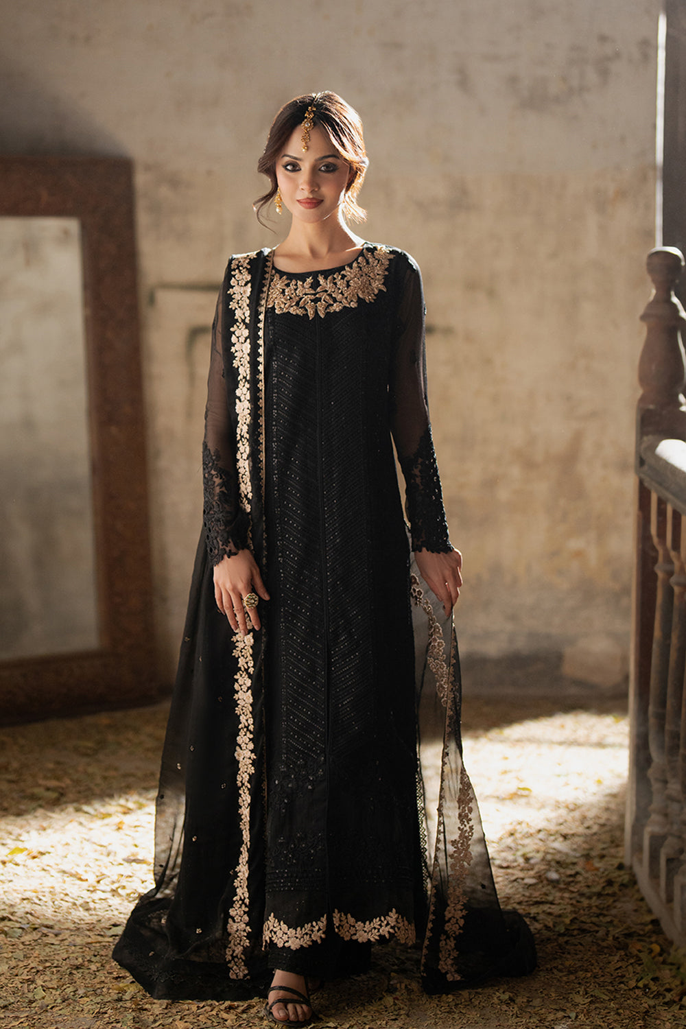 Azure | Ensembles Embroidered Formals | Midnight Veil - Ladies Clothes