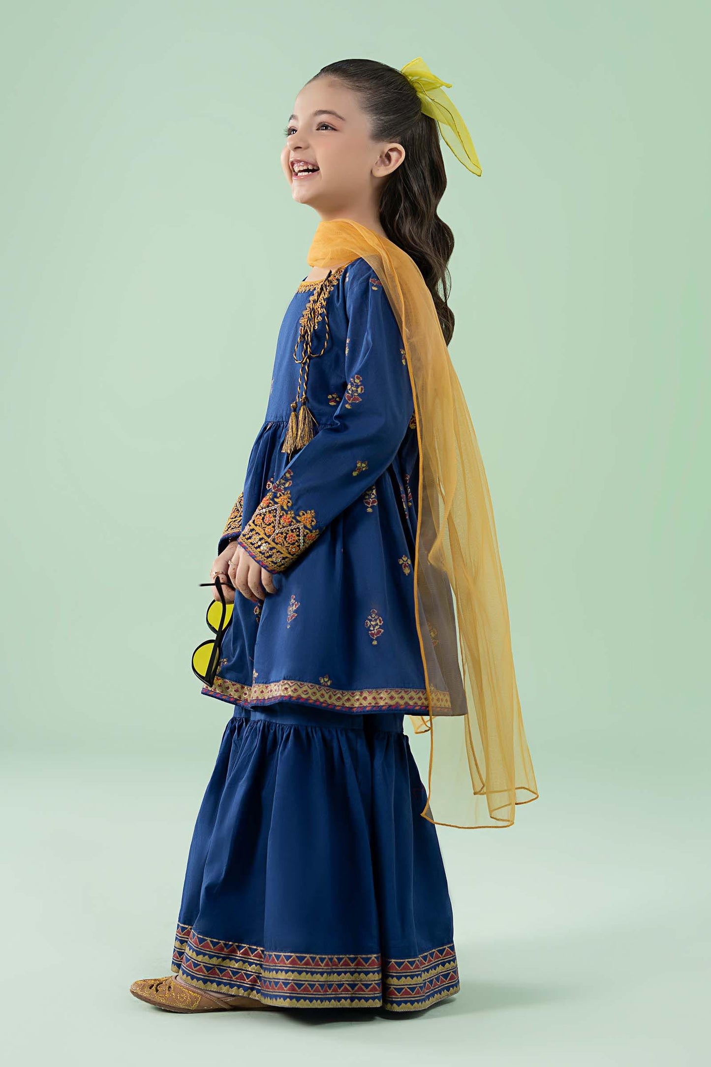 3 Piece Printed Lawn Suit - Kids Clothes - available at Maria Faisal in UK and USA