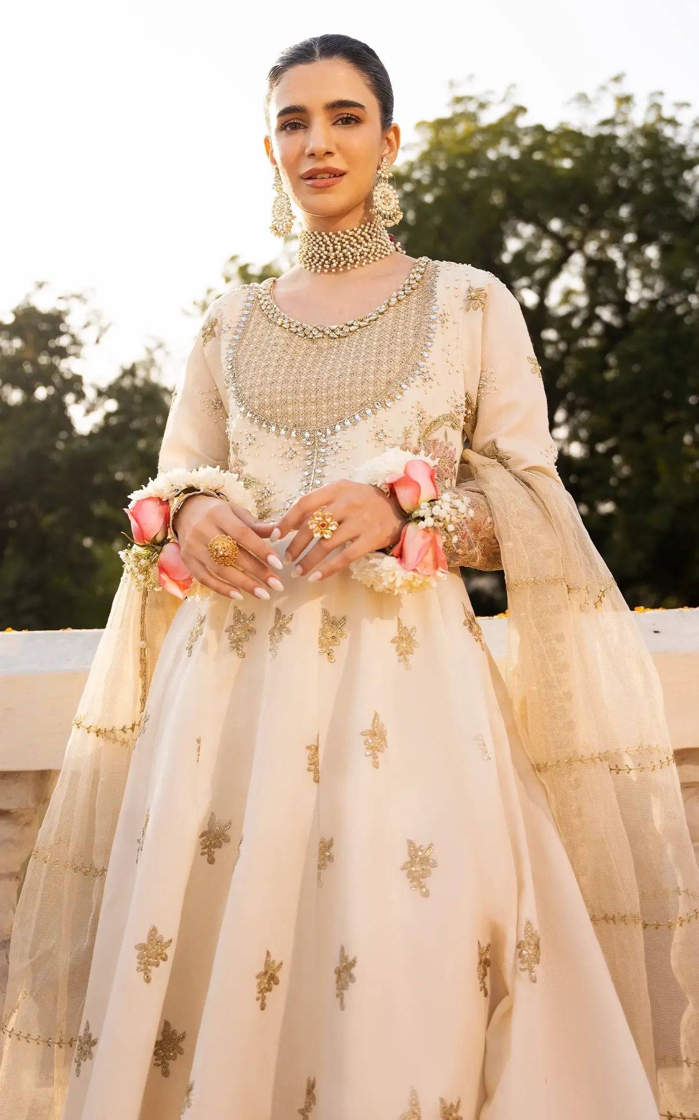 Asifa and Nabeel | Sunehri Eid 25 | Motia-(SEF25-08) by Maria Faisal - Registered Vendor of : Asifa and Nabeel - type : Ladies Clothes - 100% original wedding dresses