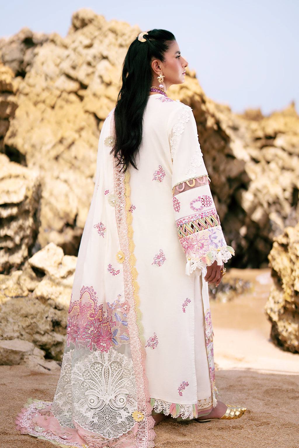 AJR Couture | Dastan Luxury Lawn 25 | Muse by Maria Faisal - Registered Vendor of : AJR Couture - type : Ladies Clothes - 100% original wedding dresses