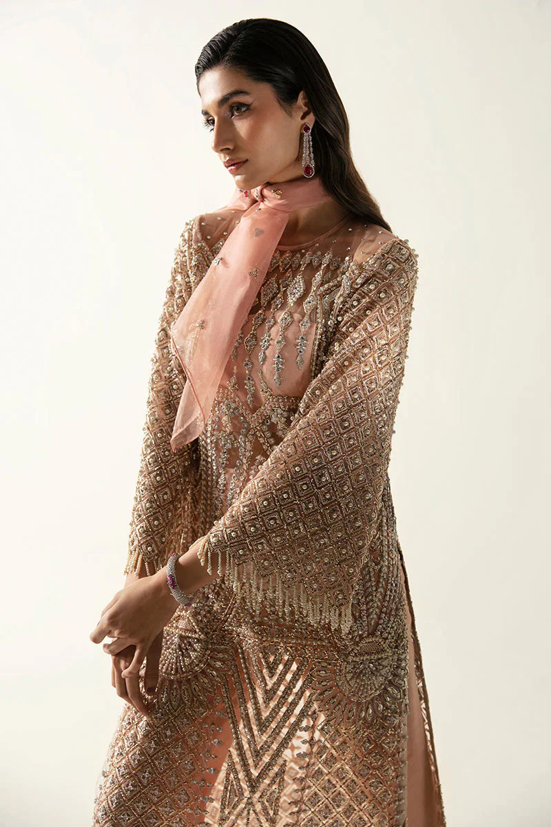 Mushq | Fleur Luxury Eid Pret | Zaria - Wedding Dress - Maria Faisal