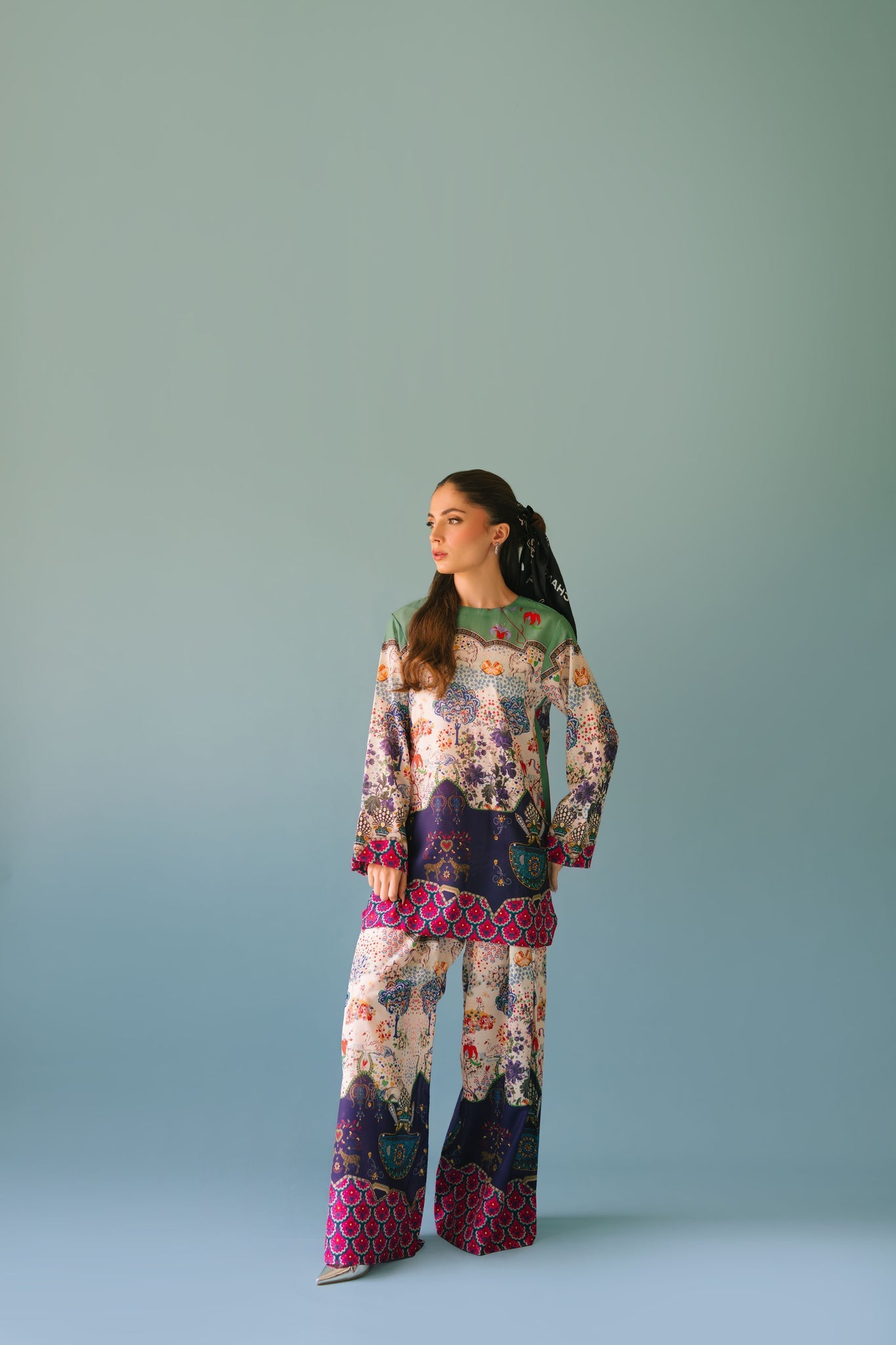 Sammy K | Lawn Pret 25 | Hanging Garden - Ladies Clothes - Maria Faisal