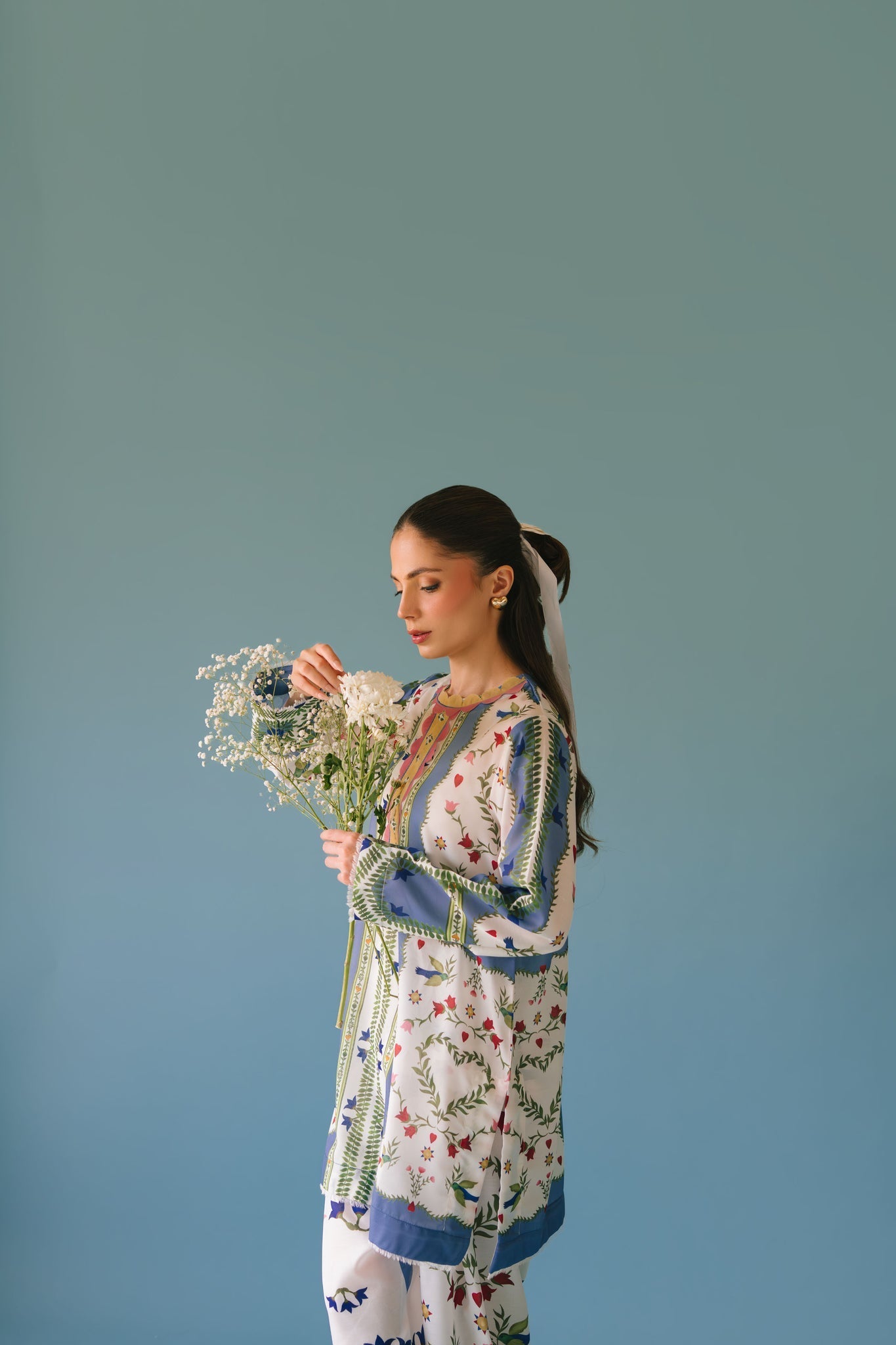 Sammy K | Lawn Pret 25 | flower bud - Ladies Clothes - Maria Faisal