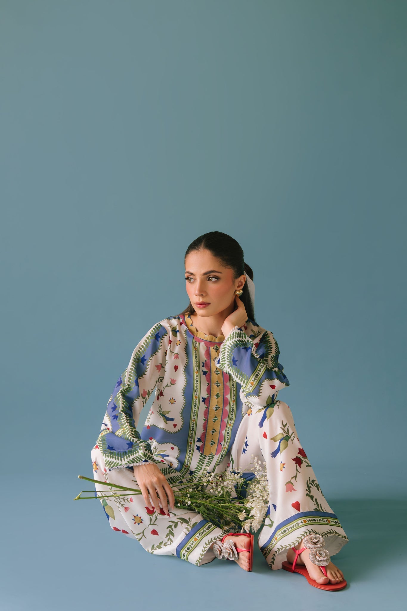 Sammy K | Lawn Pret 25 | flower bud - Ladies Clothes - Maria Faisal