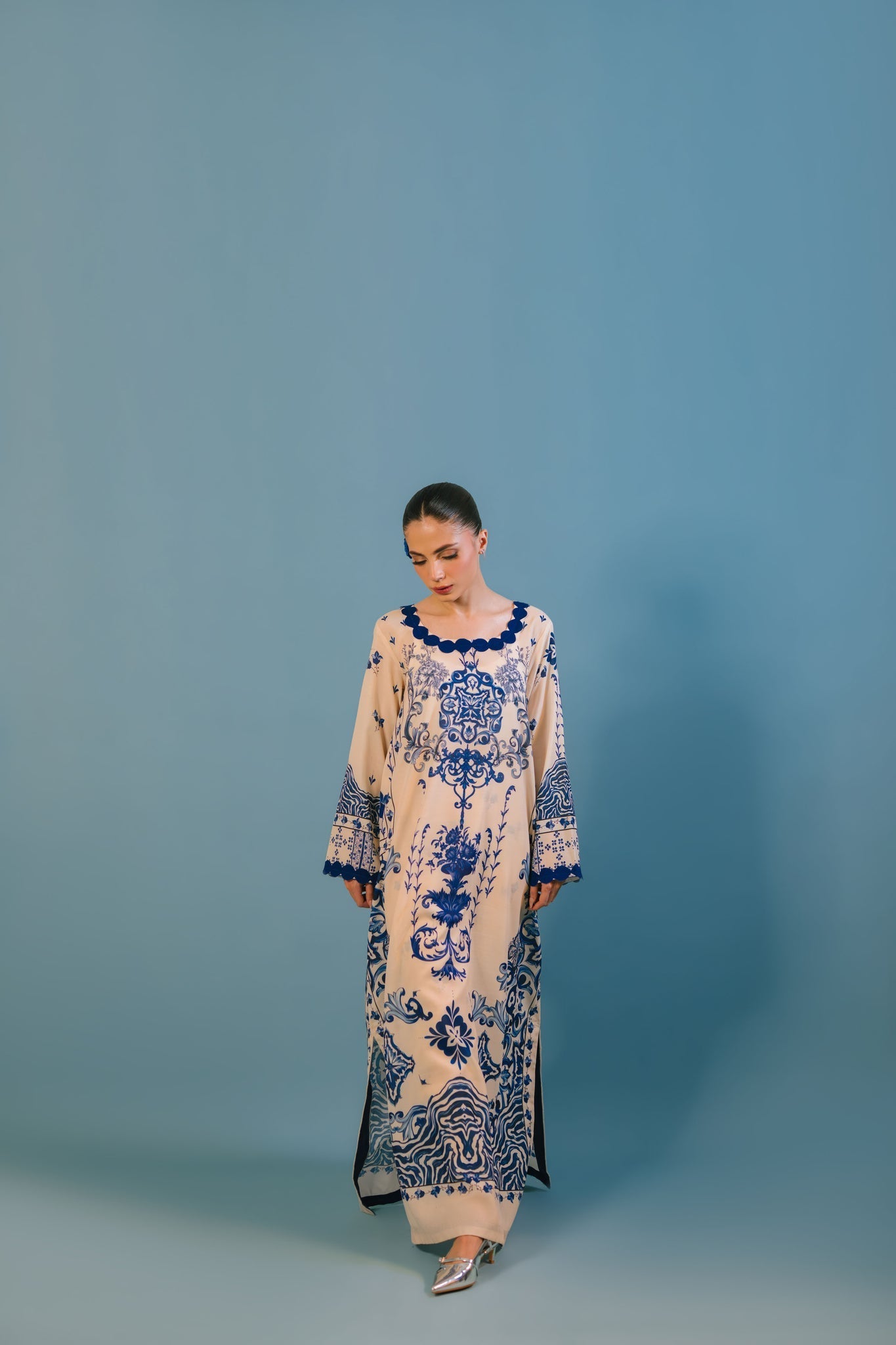 Sammy K | Lawn Pret 25 |Blue Bell - Ladies Clothes - Maria Faisal