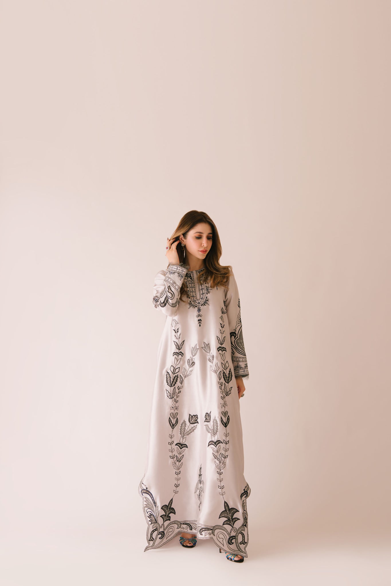 Sammy K | Aadat Festive Edition |Sea Holly - Ladies Clothes - Maria Faisal