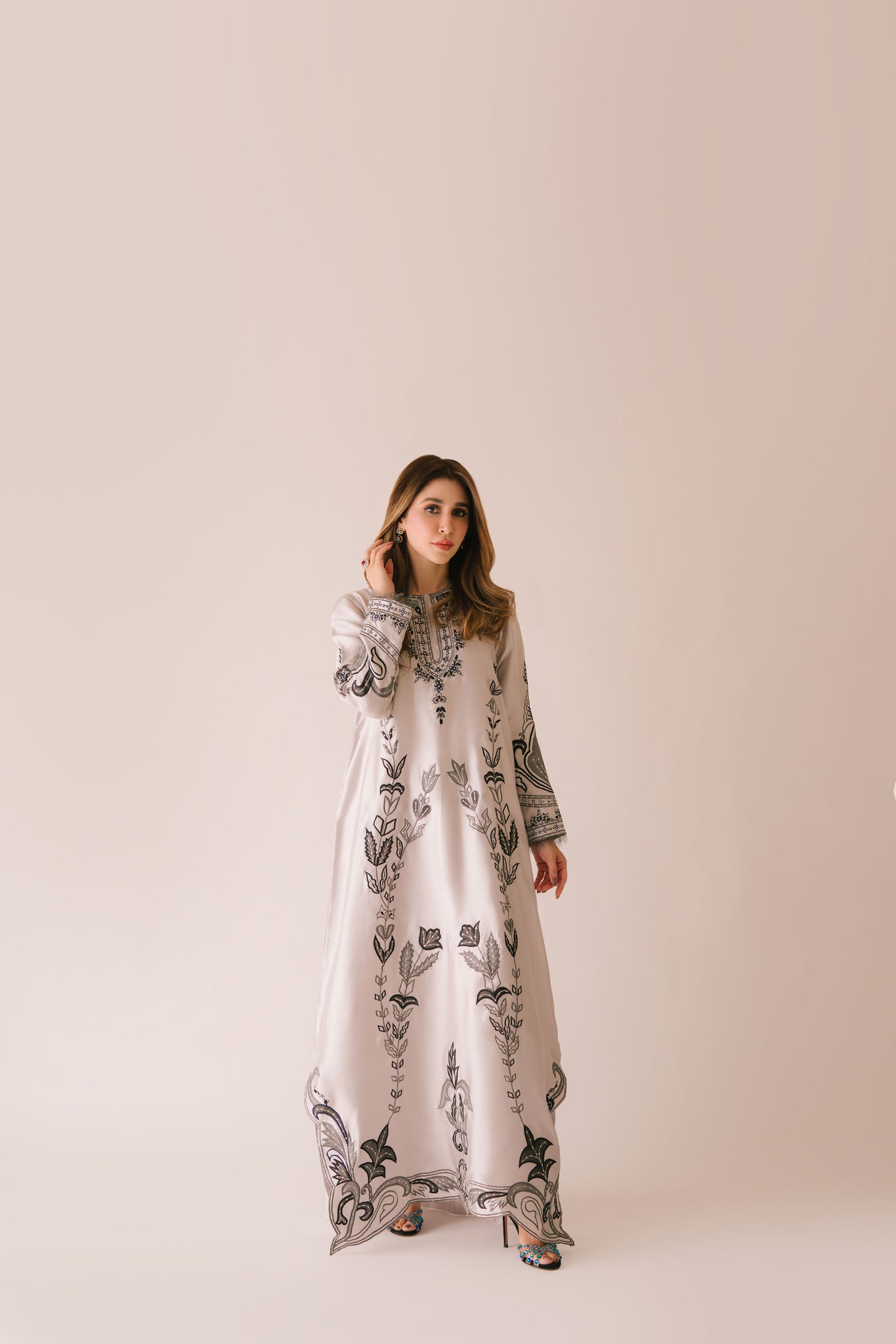 Sammy K | Aadat Festive Edition |Sea Holly - Ladies Clothes - Maria Faisal