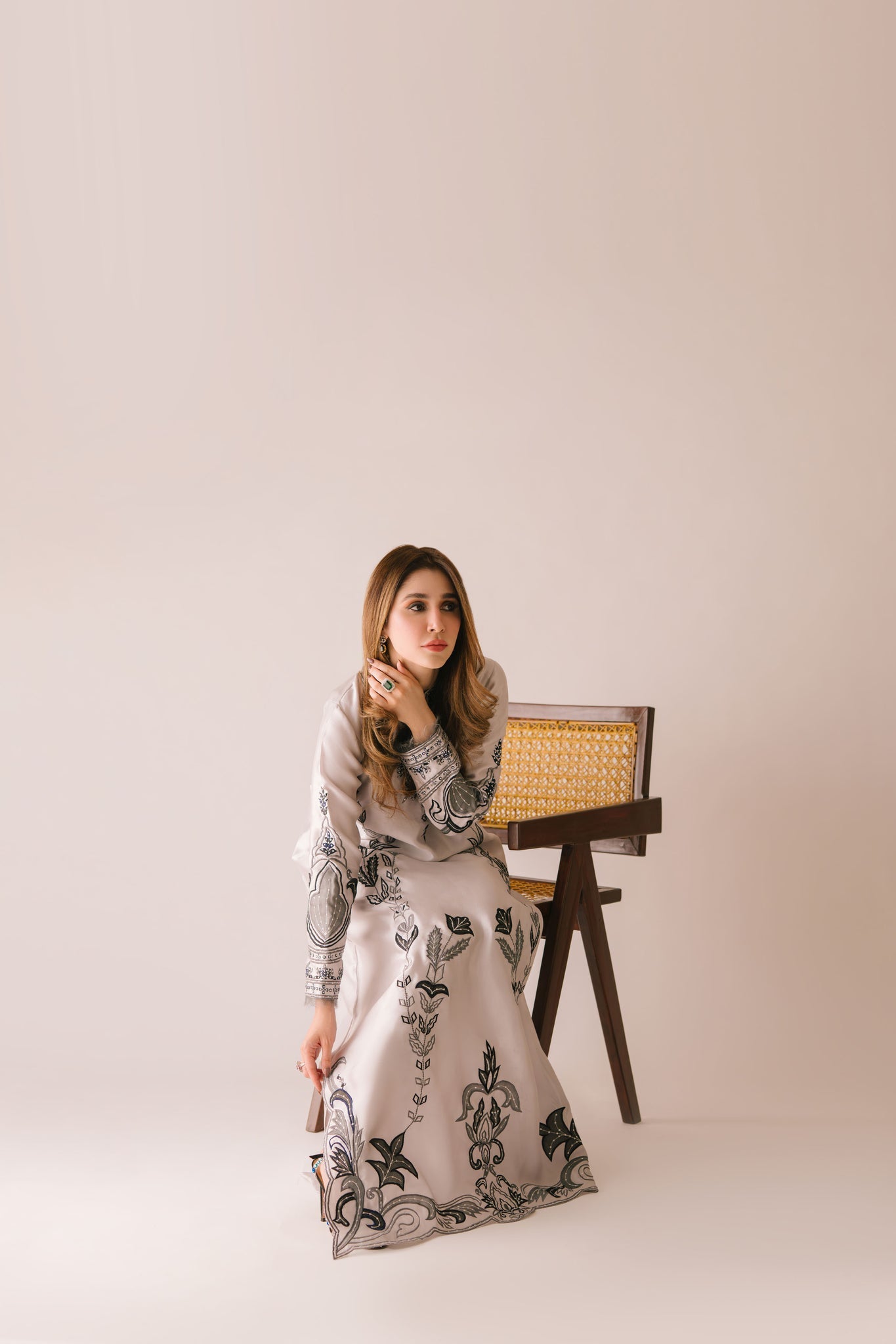 Sammy K | Aadat Festive Edition |Sea Holly - Ladies Clothes - Maria Faisal