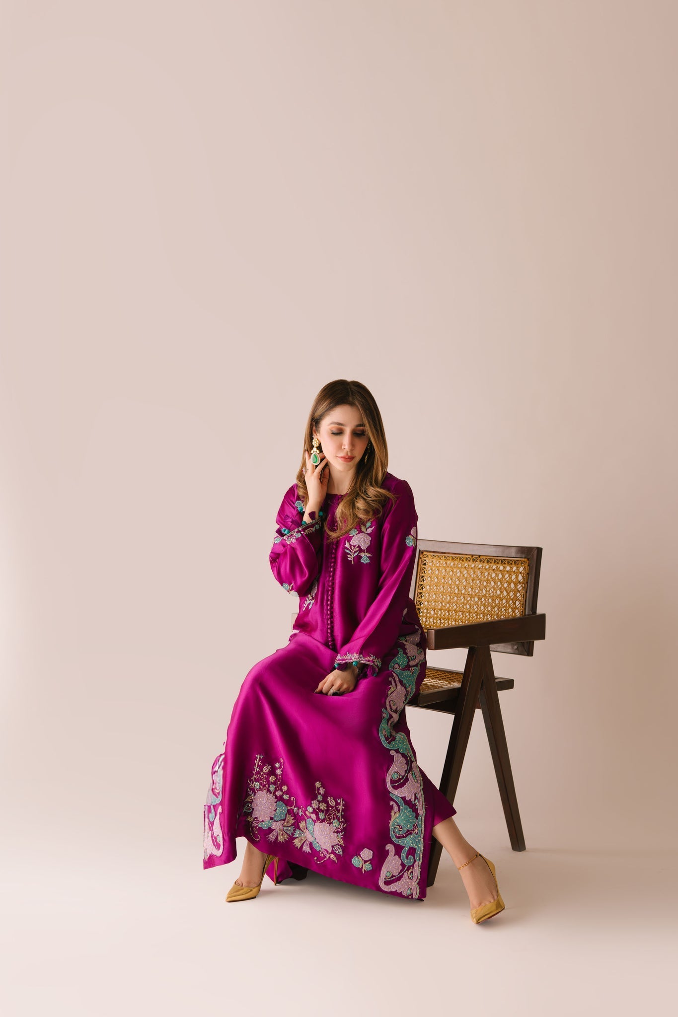 Sammy K | Aadat Festive Edition | Cyprus Vine - Ladies Clothes - Maria Faisal