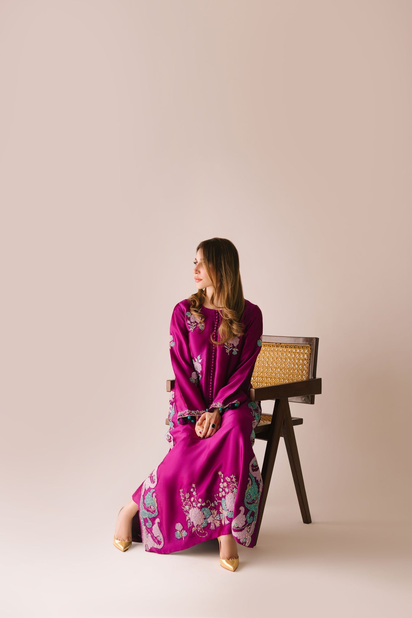 Sammy K | Aadat Festive Edition | Cyprus Vine - Ladies Clothes - Maria Faisal