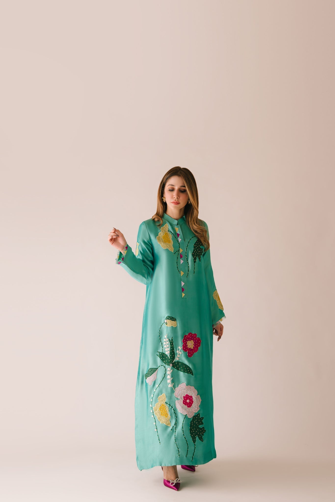 Sammy K | Aadat Festive Edition | Green Goddess - Ladies Clothes - Maria Faisal