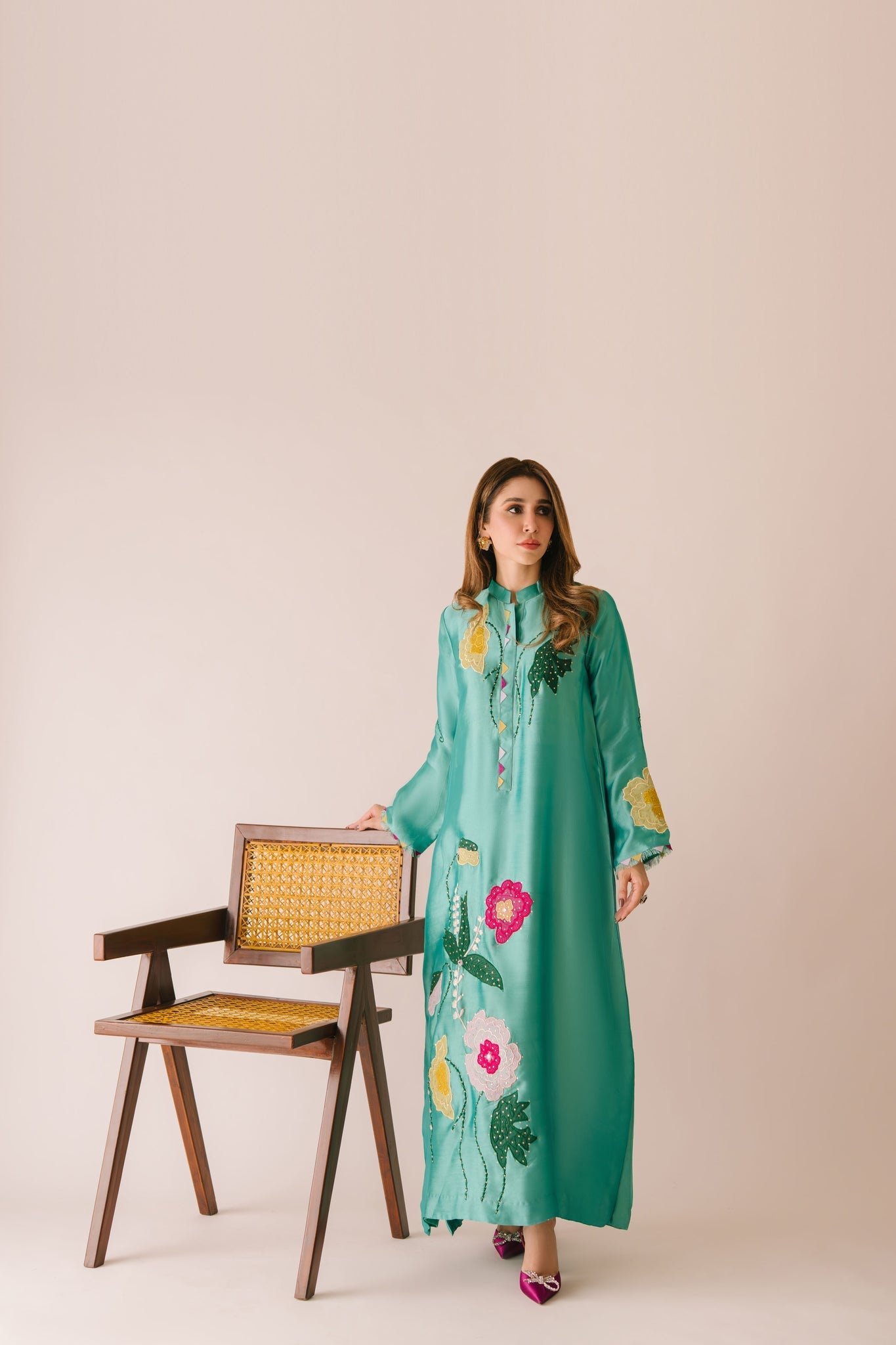 Sammy K | Aadat Festive Edition | Green Goddess - Ladies Clothes - Maria Faisal