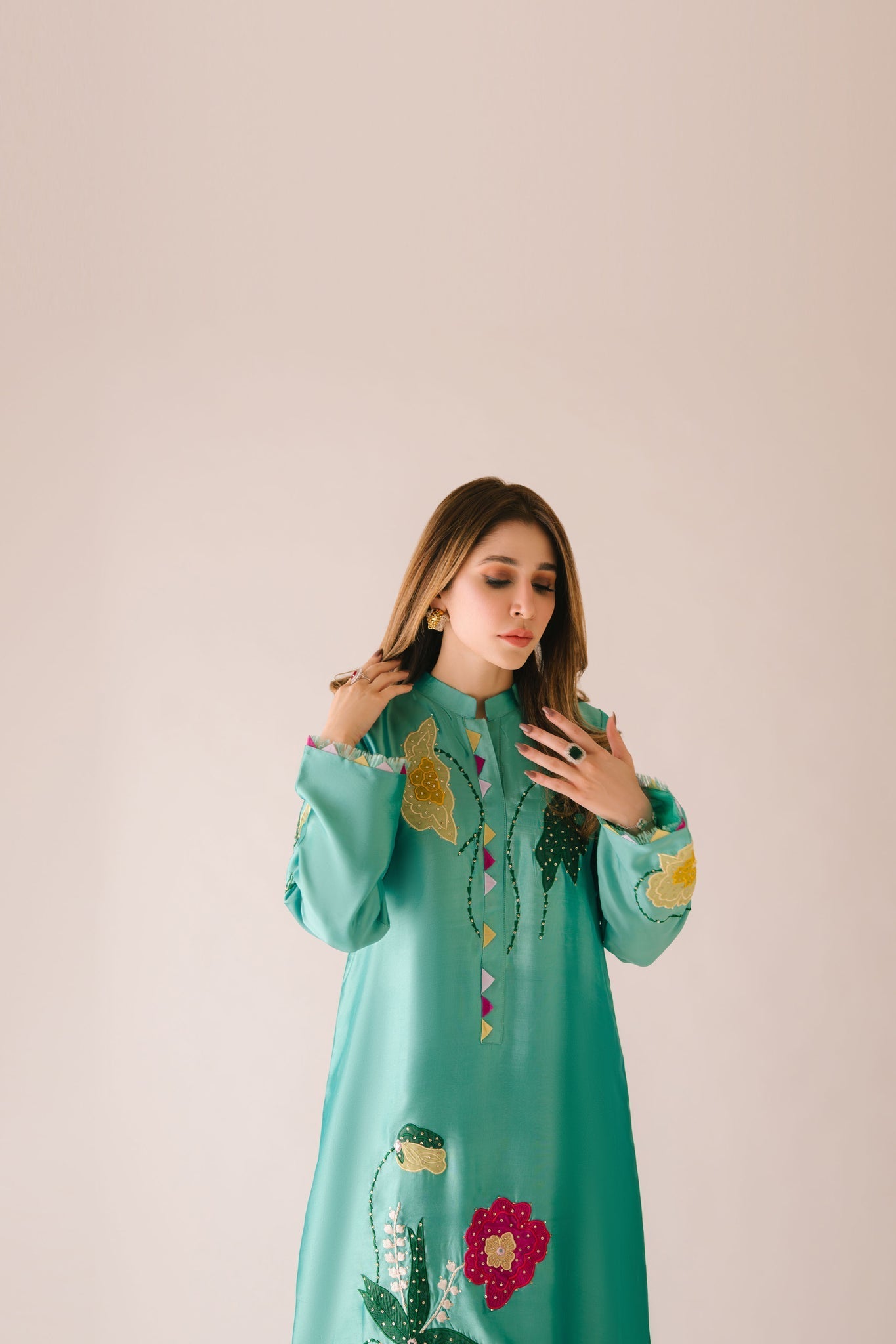 Sammy K | Aadat Festive Edition | Green Goddess - Ladies Clothes - Maria Faisal
