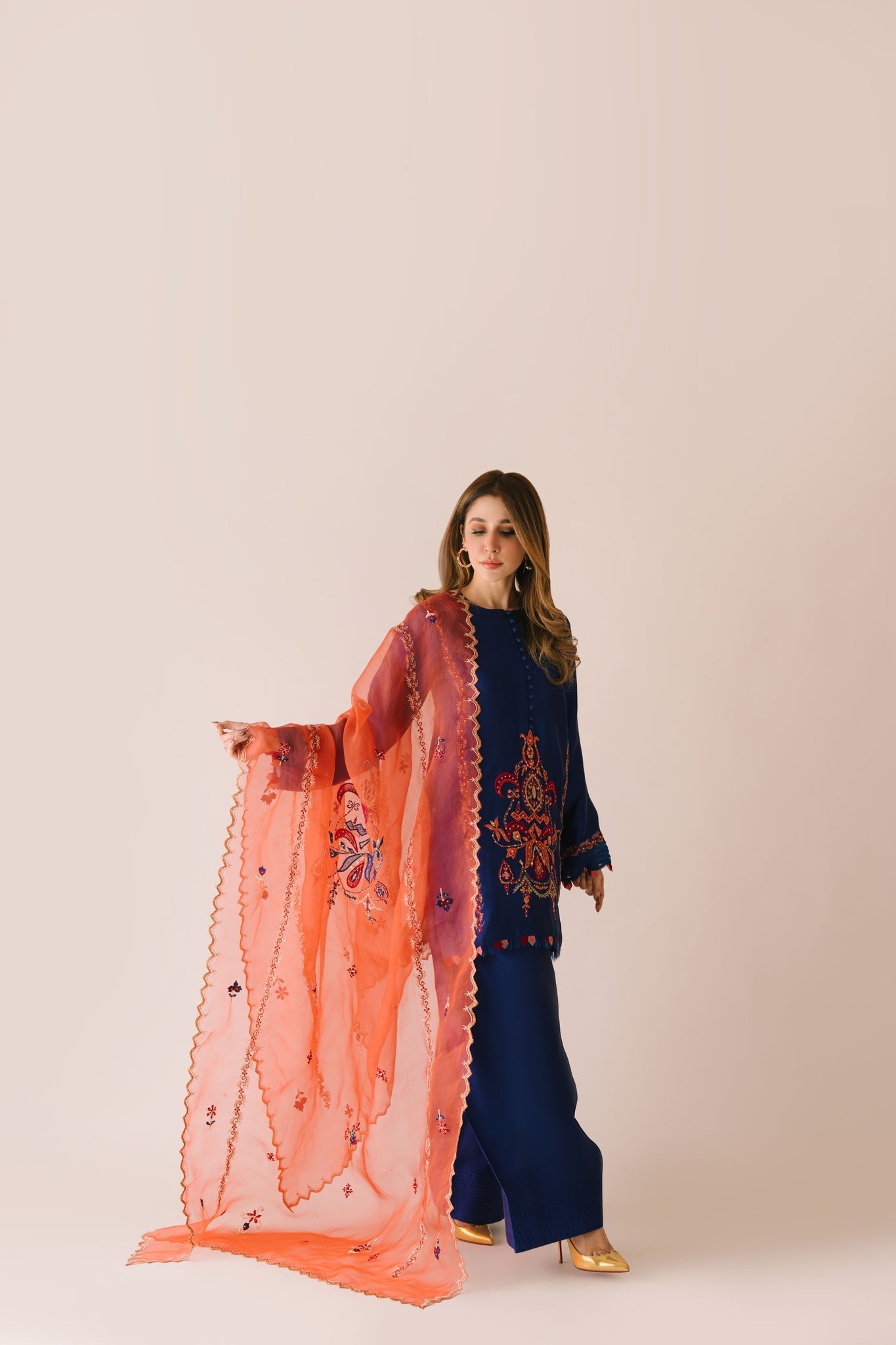 Sammy K | Aadat Festive Edition | Corn Flower - Ladies Clothes - Maria Faisal