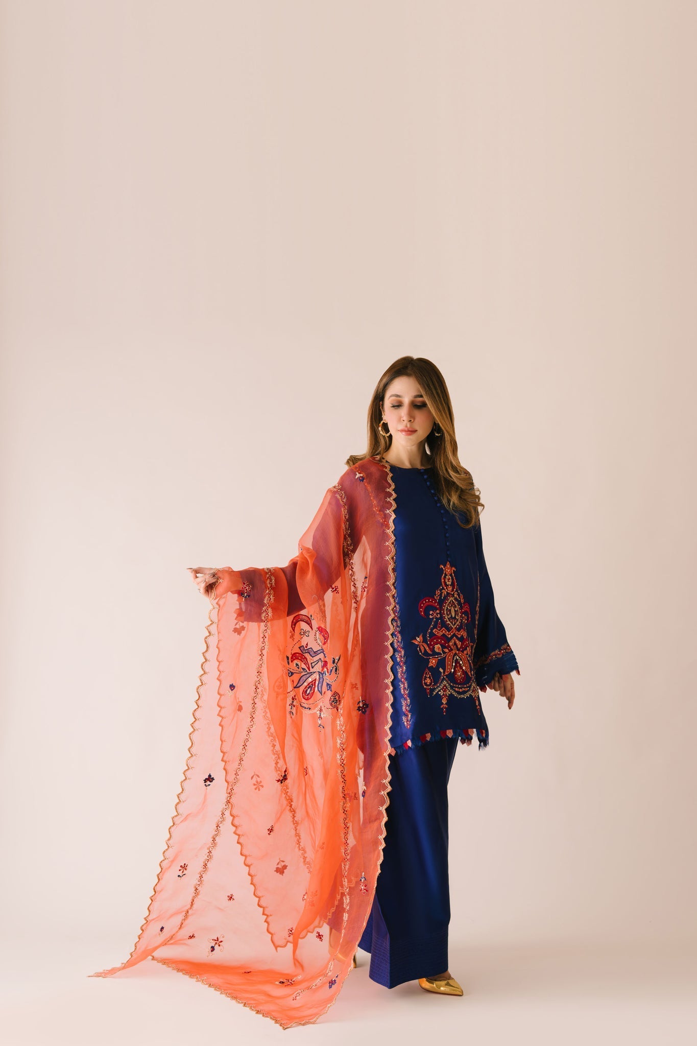Sammy K | Aadat Festive Edition | Corn Flower - Ladies Clothes - Maria Faisal