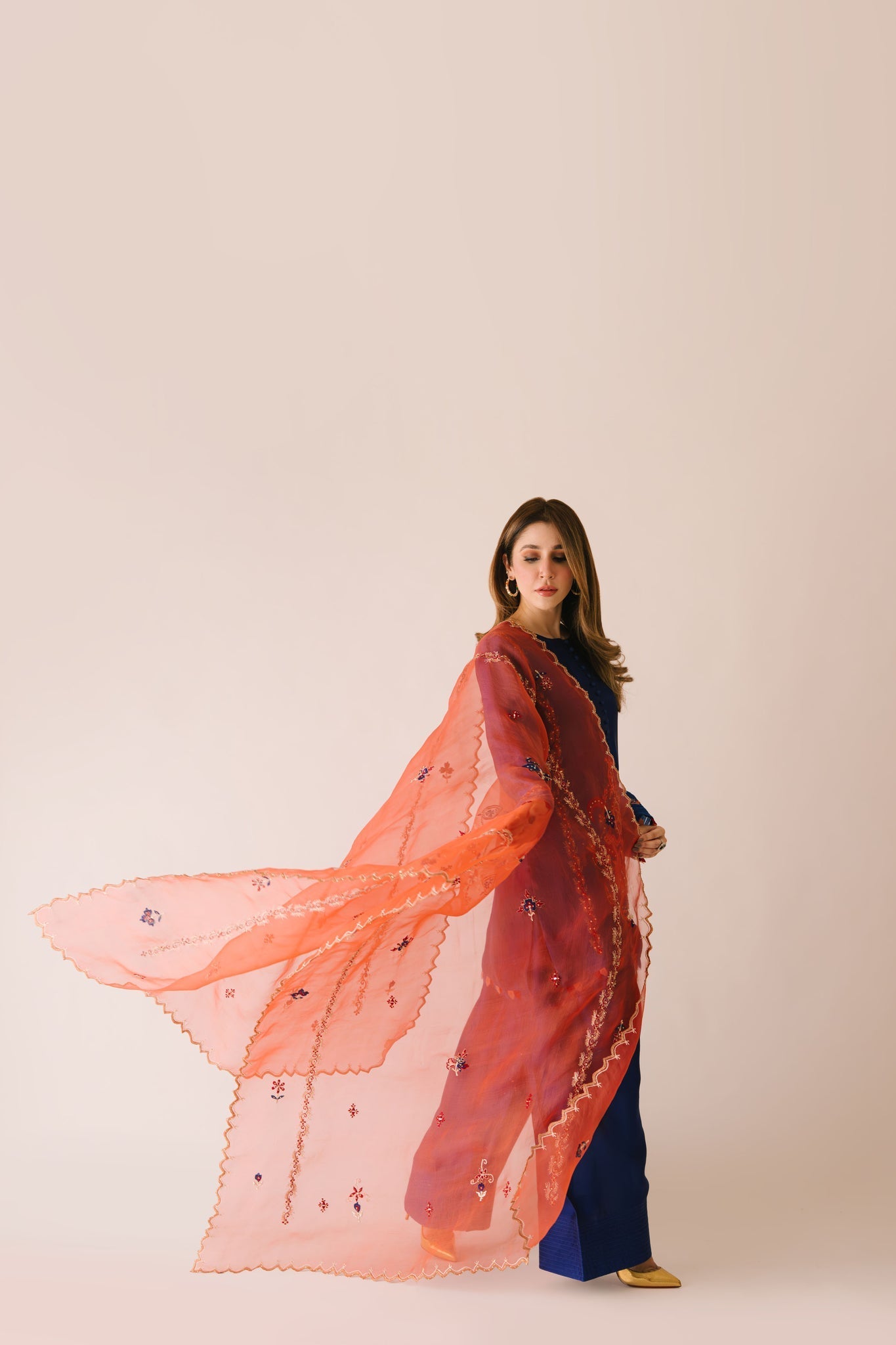 Sammy K | Aadat Festive Edition | Corn Flower - Ladies Clothes - Maria Faisal