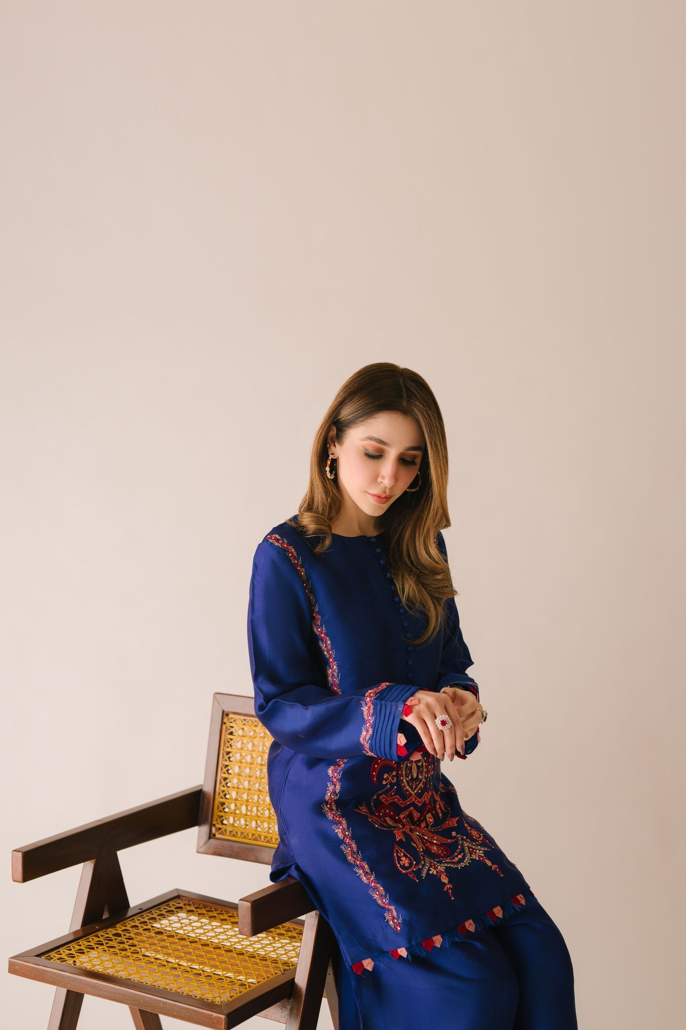 Sammy K | Aadat Festive Edition | Corn Flower - Ladies Clothes - Maria Faisal