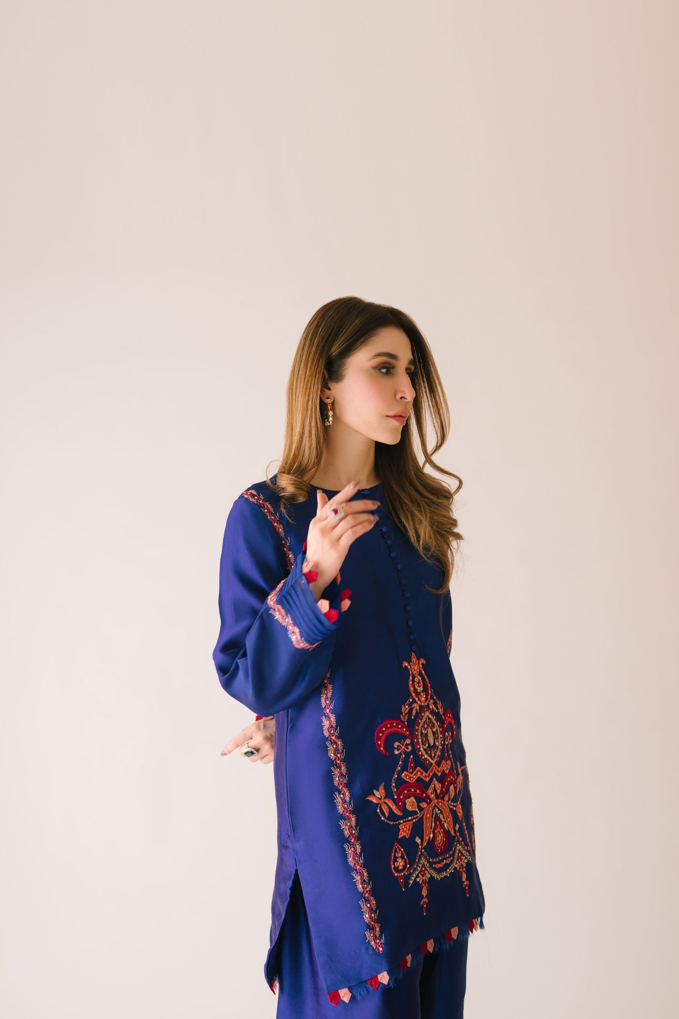 Sammy K | Aadat Festive Edition | Corn Flower - Ladies Clothes - Maria Faisal