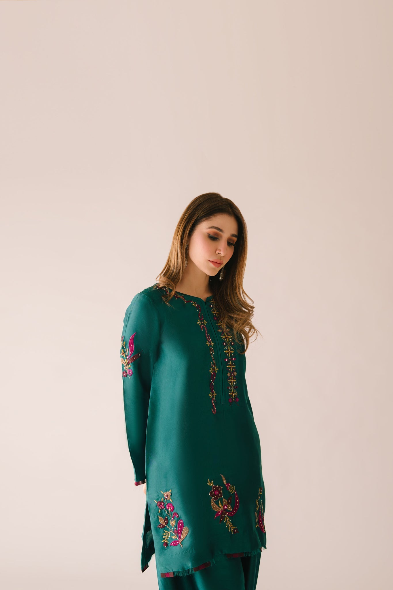 Sammy K | Aadat Festive Edition | Green Moon - Ladies Clothes - Maria Faisal