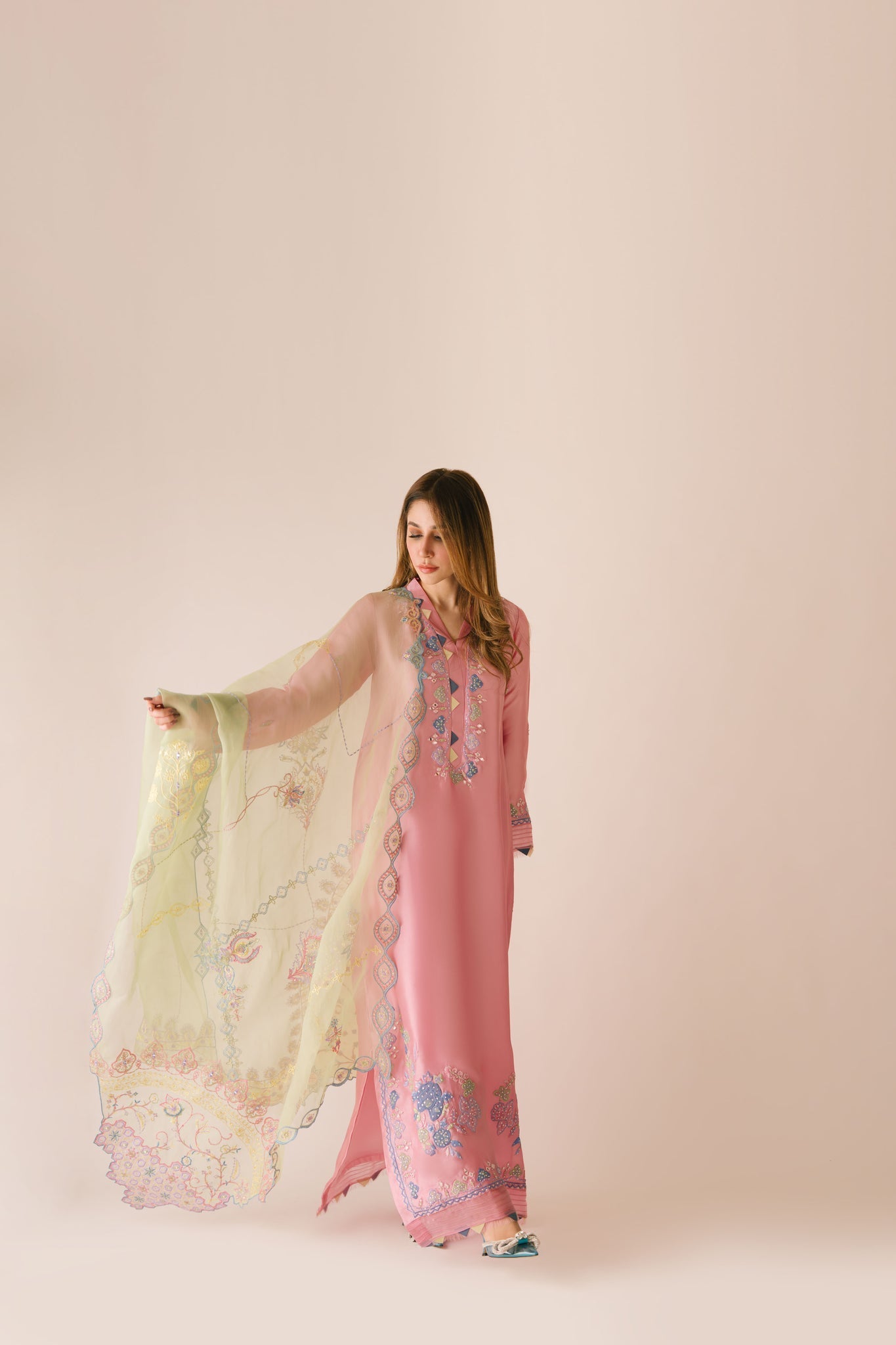 Sammy K | Aadat Festive Edition |Spray Rose - Ladies Clothes - Maria Faisal