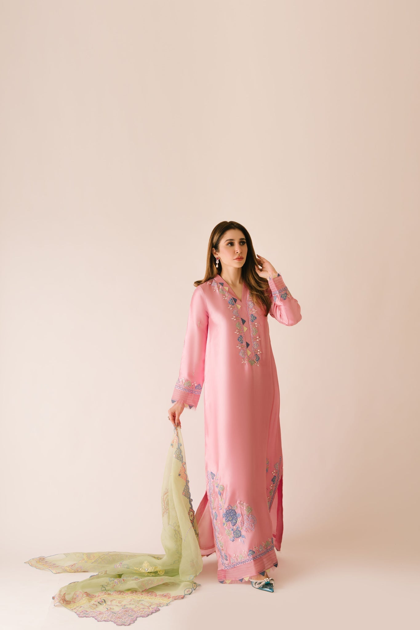 Sammy K | Aadat Festive Edition |Spray Rose - Ladies Clothes - Maria Faisal
