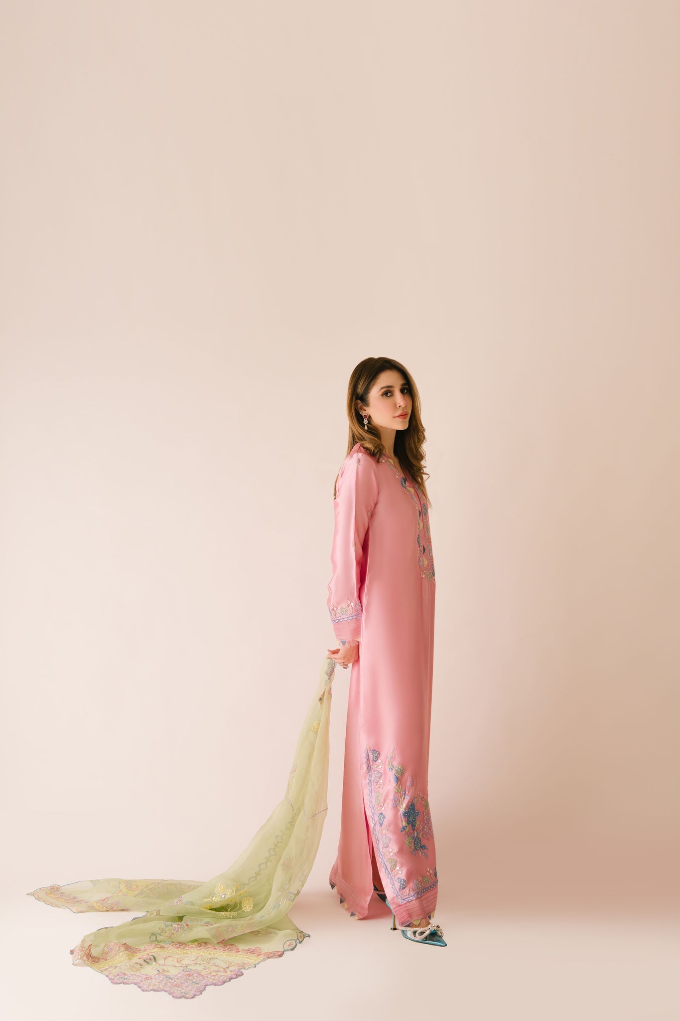 Sammy K | Aadat Festive Edition |Spray Rose - Ladies Clothes - Maria Faisal