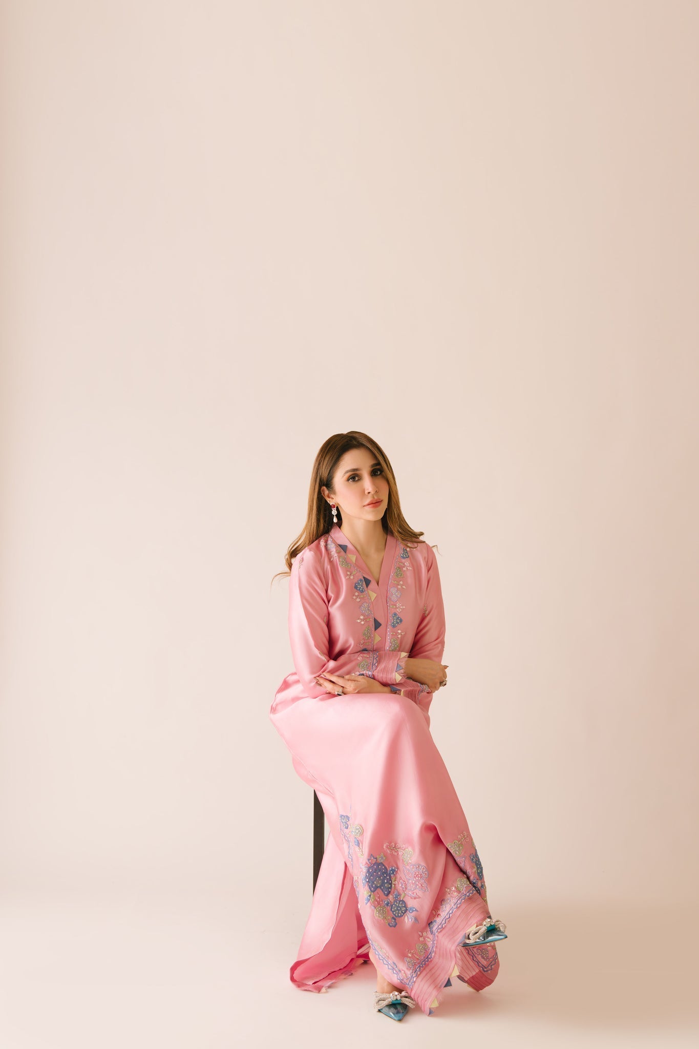 Sammy K | Aadat Festive Edition |Spray Rose - Ladies Clothes - Maria Faisal