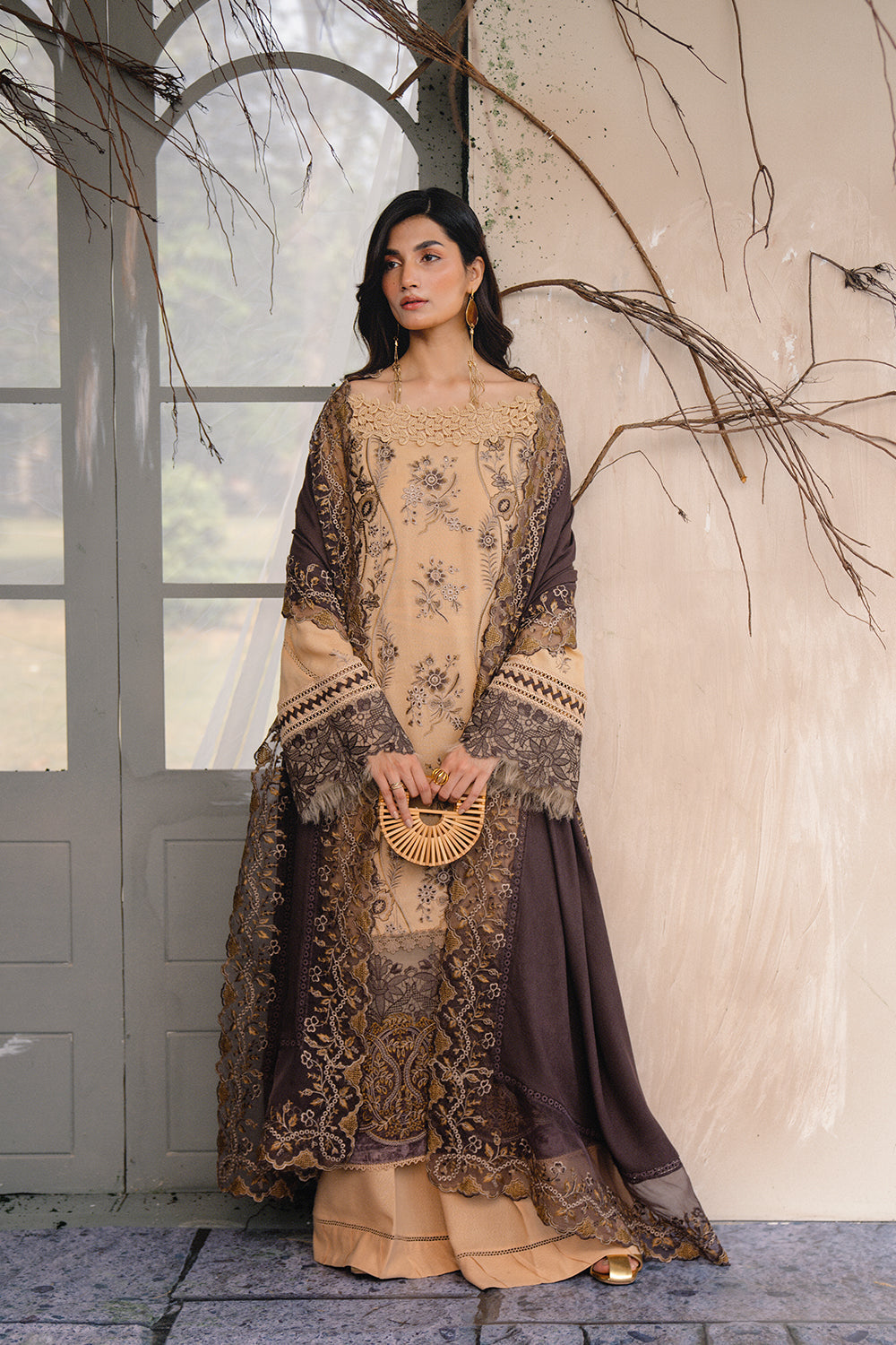Saira Rizwan | Winter 2024 | NERIA-SRW24-07 - Ladies Clothes - Maria Faisal
