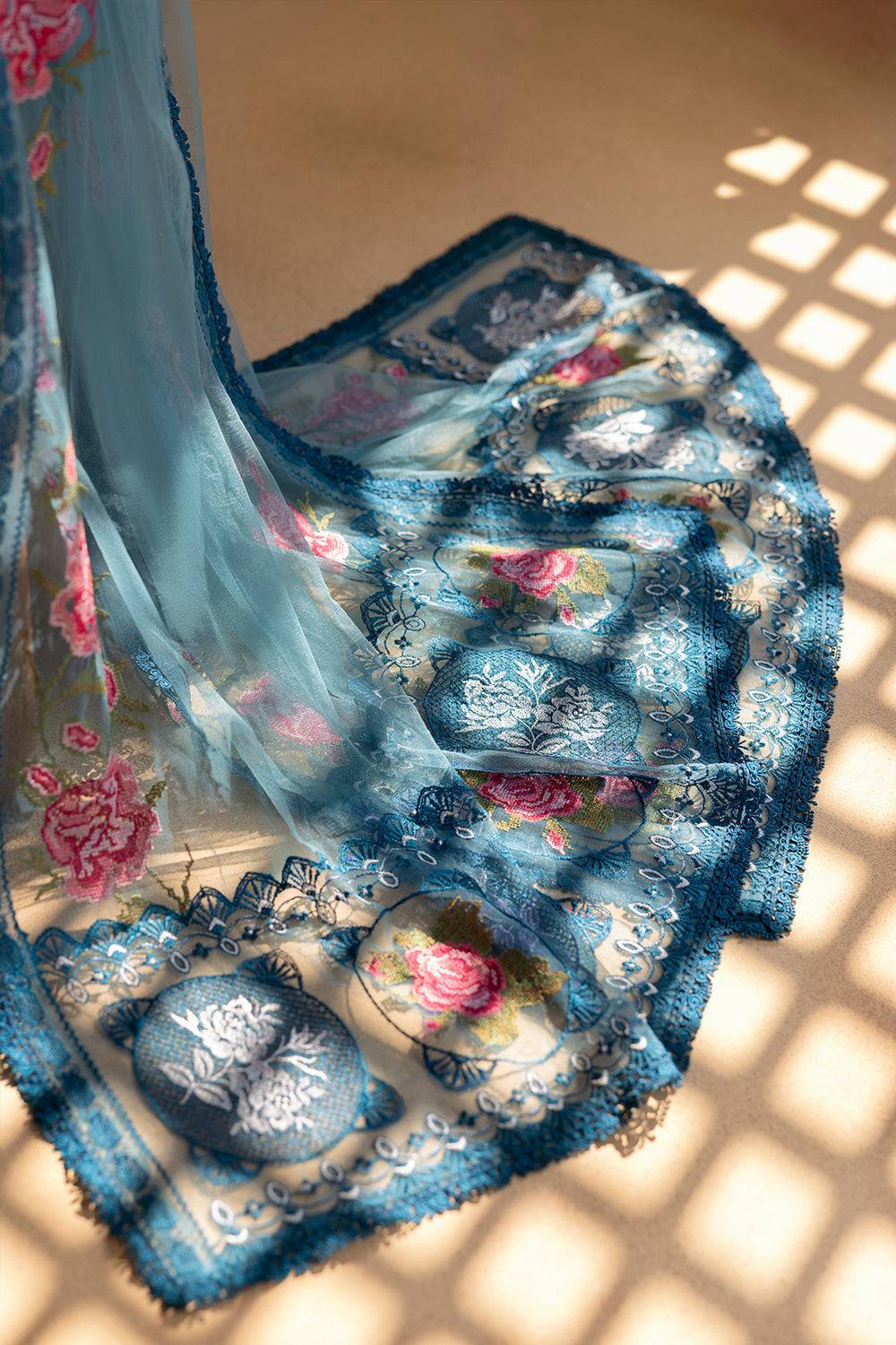 Saira Rizwan | Luxury Lawn 25 | ALMA-SRL25-12 by Maria Faisal - Registered Vendor of : Saira Rizwan - type : Ladies Clothes - 100% original wedding dresses