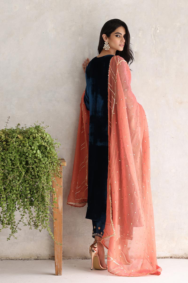 Sana Abbas | Velvet Formals | NINA - Ladies Clothes - Maria Faisal