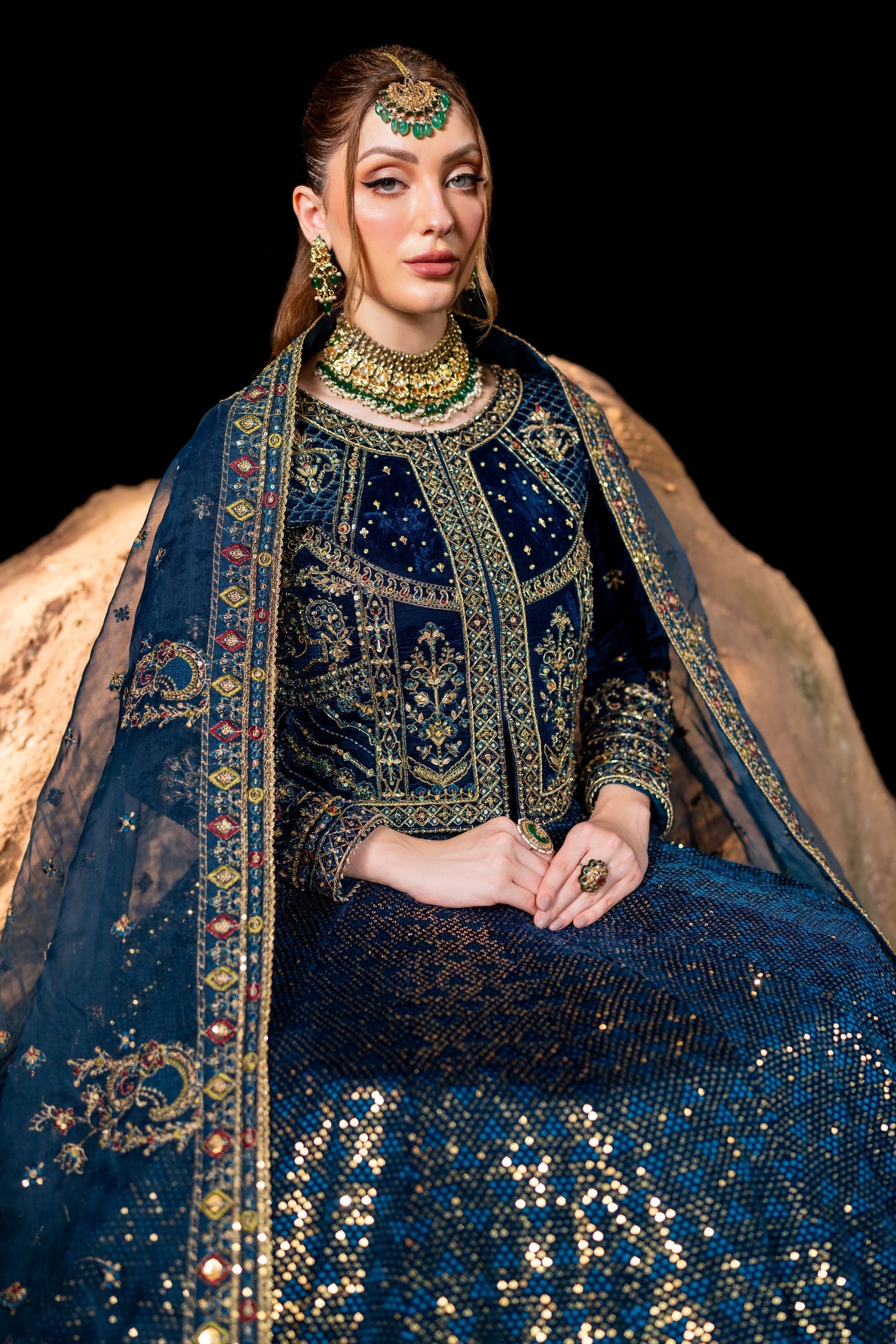 Naqshi | Makhmal 24 | Rija - Ladies Clothes - Maria Faisal