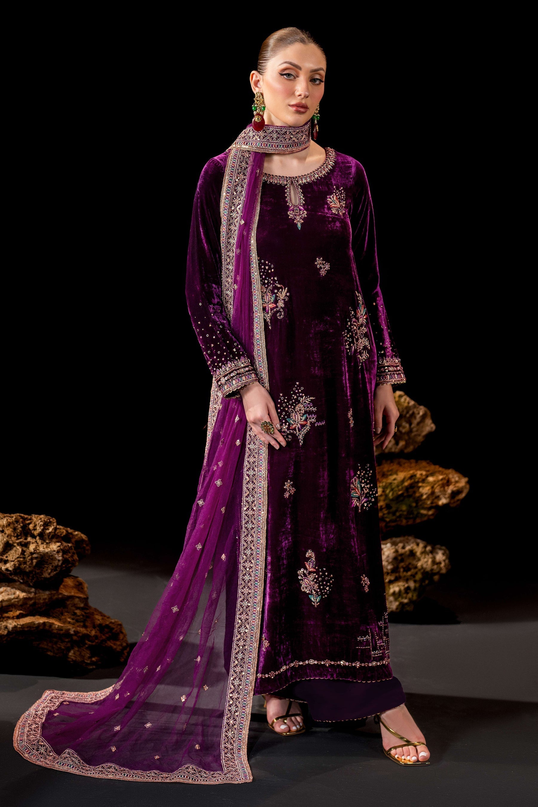 Naqshi | Makhmal 24 | Rubayi - Ladies Clothes - Maria Faisal