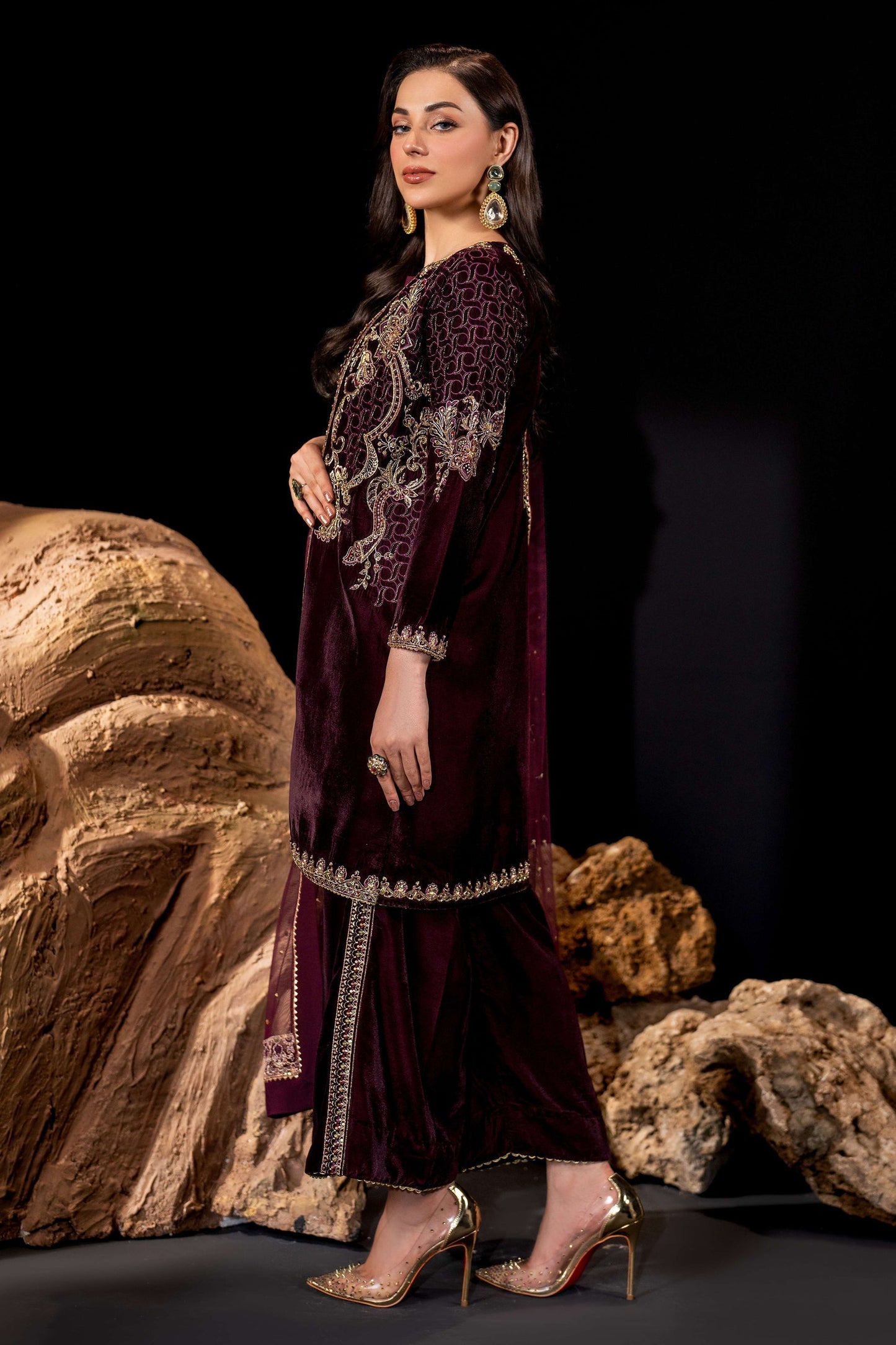 Naqshi | Makhmal 24 | Qandeel - Ladies Clothes - Maria Faisal