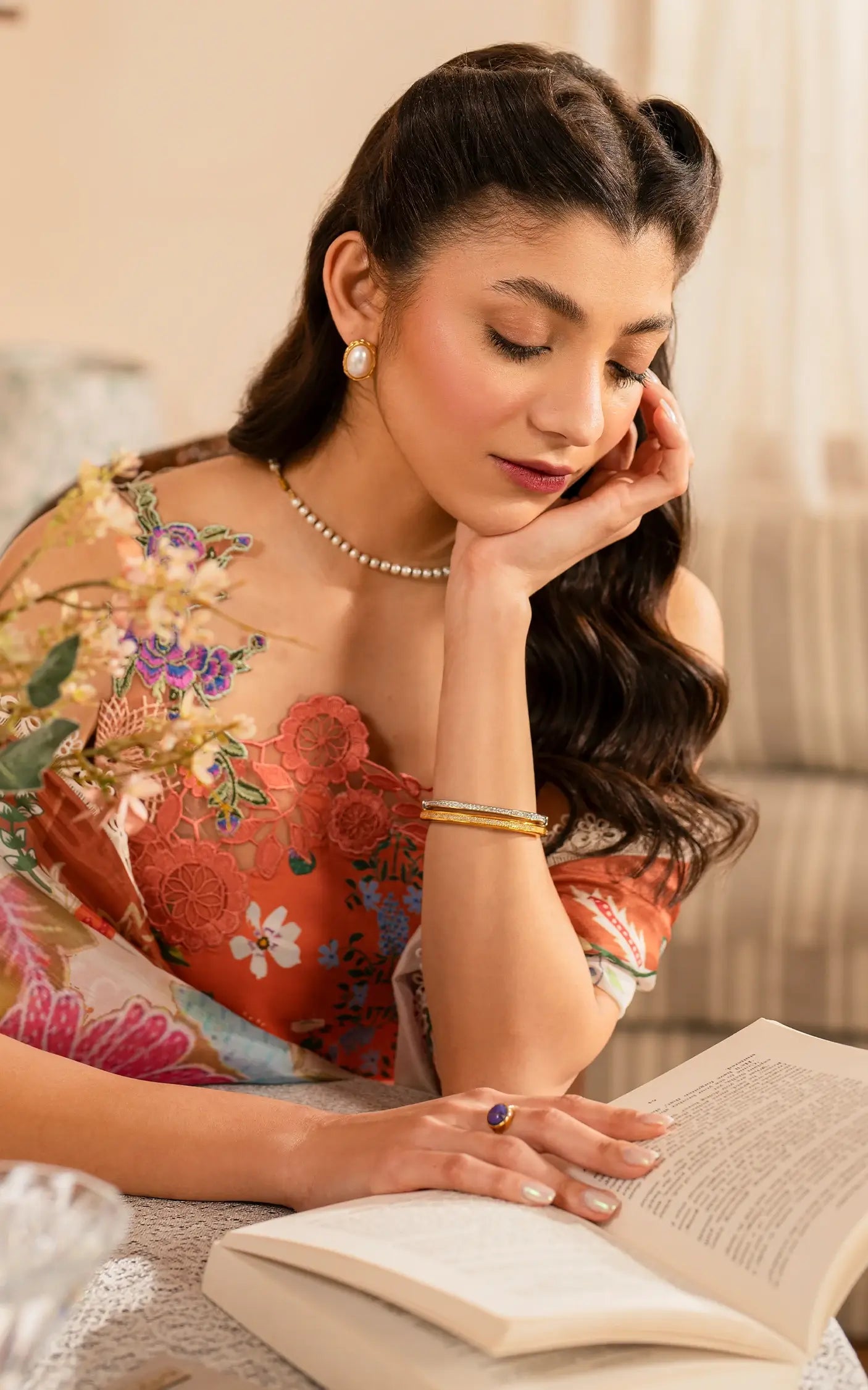 Asifa and Nabeel | Meraki Vintage 25 | Naranji (MVL25-01) by Maria Faisal - Registered Vendor of : Asifa and Nabeel - type : Ladies Clothes - 100% original wedding dresses