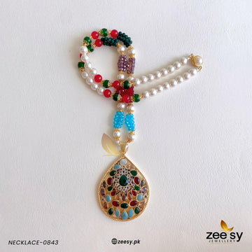 Mala Necklace-0843 - Necklace Sets - Maria Faisal