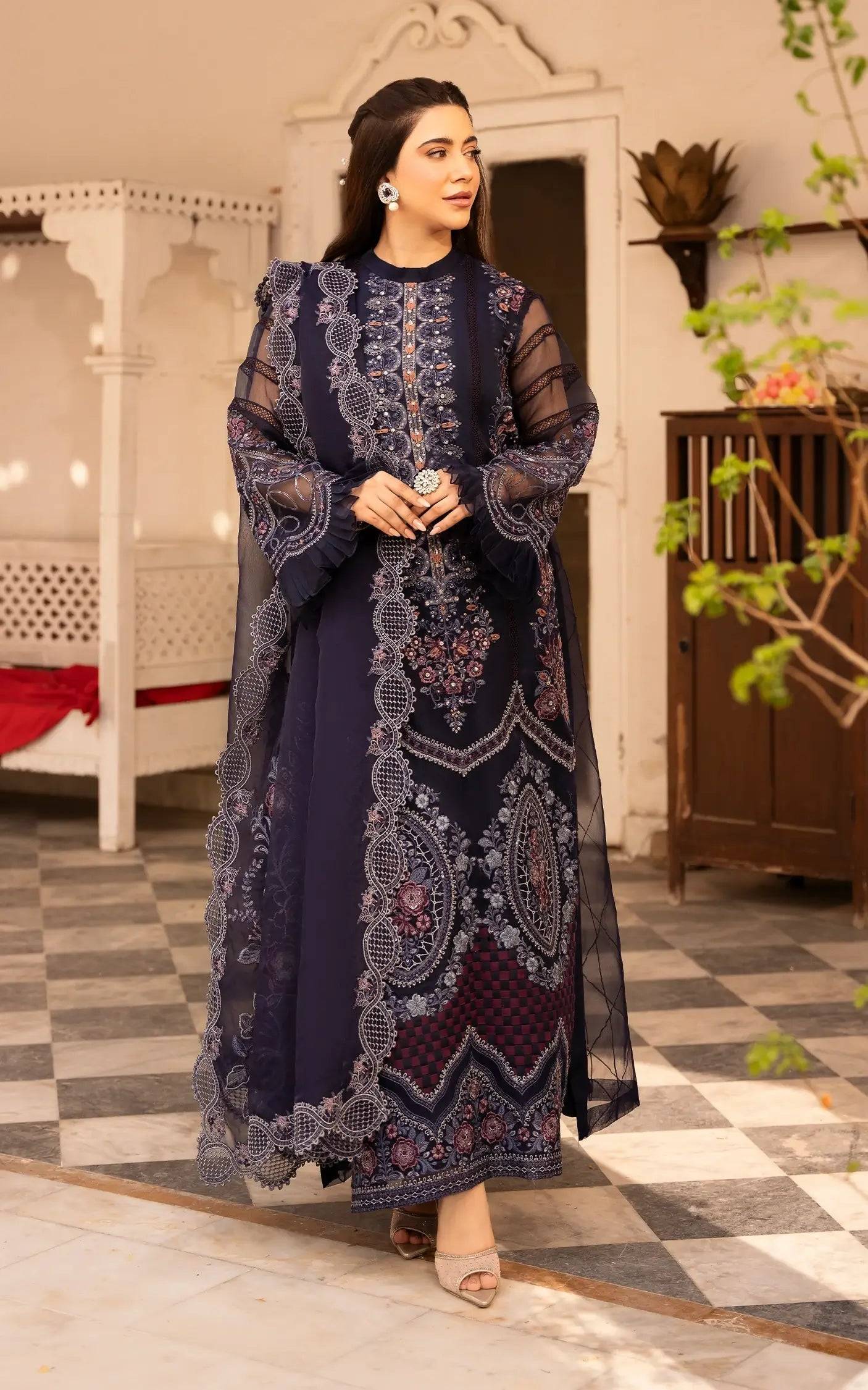 Asifa and Nabeel | Sunehri Eid 25 | Neelum-(SEF25-05) by Maria Faisal - Registered Vendor of : Asifa and Nabeel - type : Ladies Clothes - 100% original wedding dresses