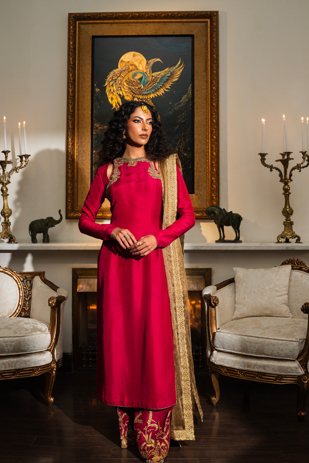 Nilofer Shahid | Aatish the Fire Within | Ulfat (3pc) Aatish The Fire within by Maria Faisal - Registered Vendor of : Nilofer Shahid - type : Ladies Clothes - 100% original wedding dresses