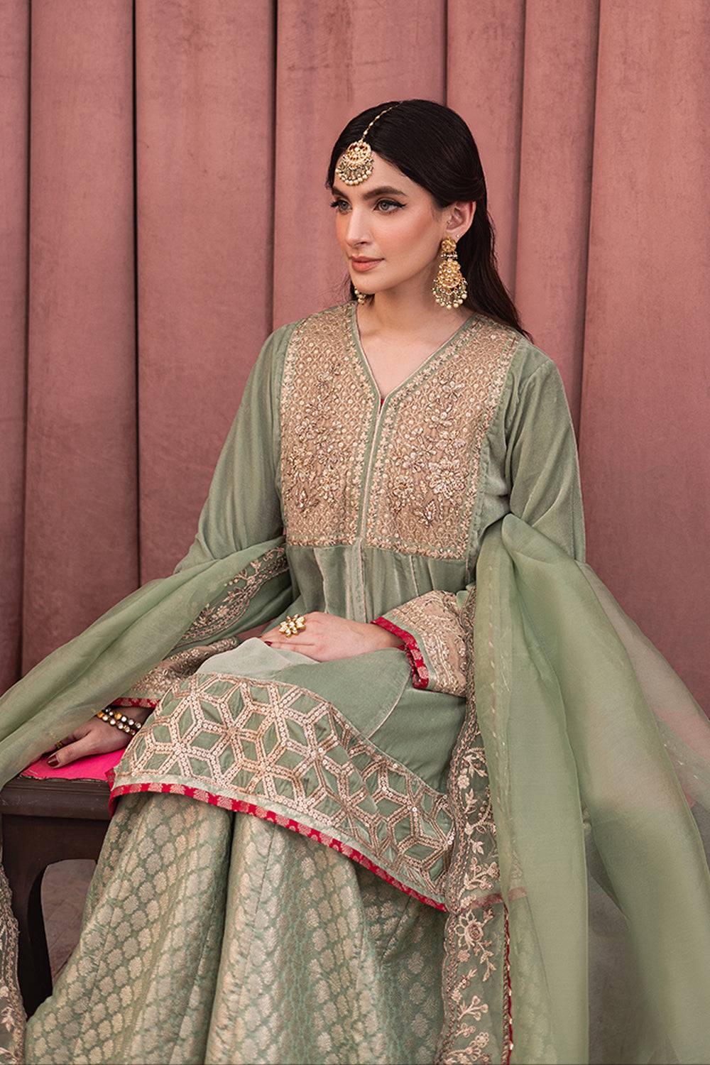 Azure | Vogue Formals | Noble Jade by Maria Faisal - Registered Vendor of : Azure - type : Ladies Clothes - 100% original wedding dresses